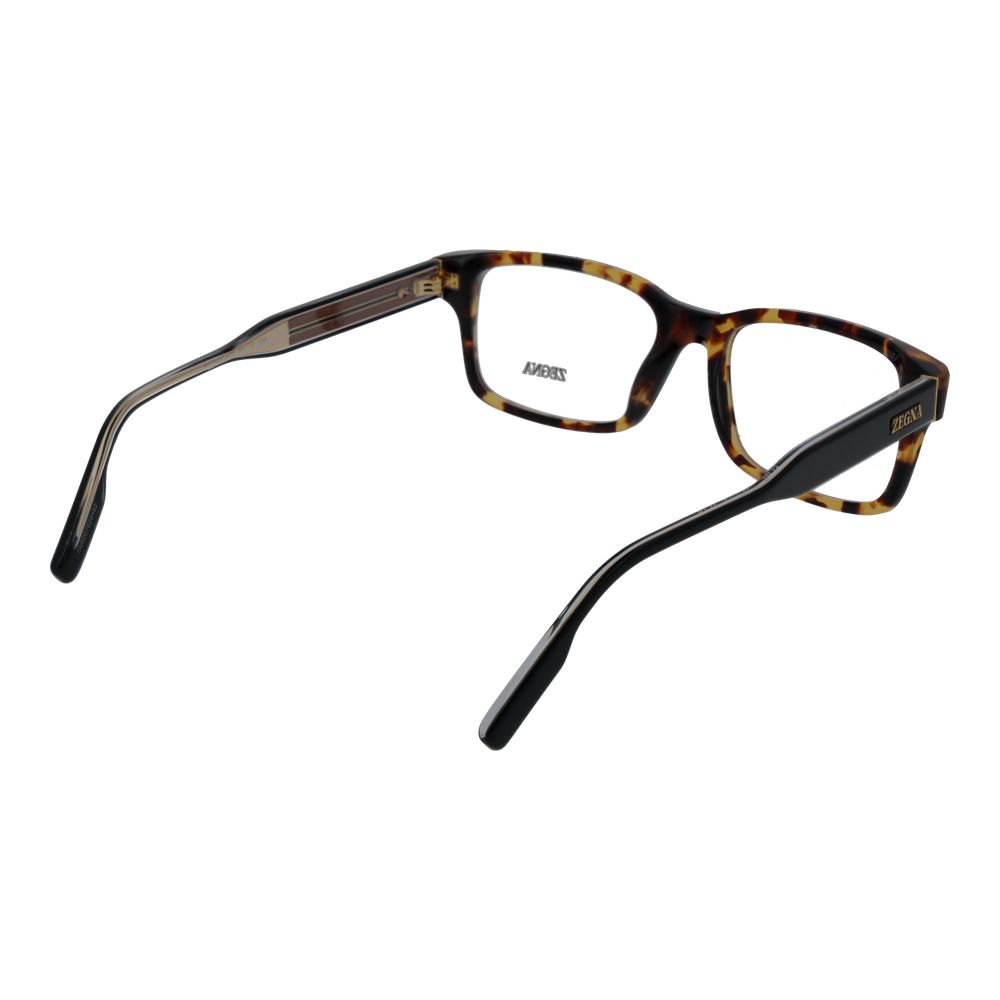 Ermenegildo Zegna Brown Acetate Glasses Men's (Frames)