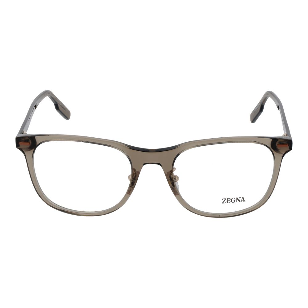 Ermenegildo Zegna Brown Acetate Glasses Men's (Frames)