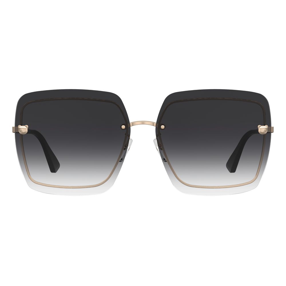 Moschino Gray Metal Women's Sunglasses