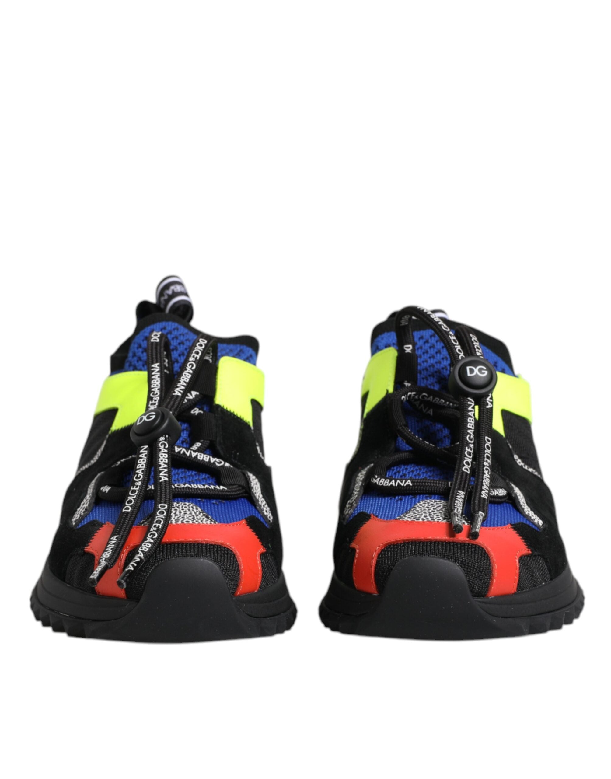Dolce & Gabbana Multicolor Mesh Sorrento Trekking Sneakers Women's Shoes