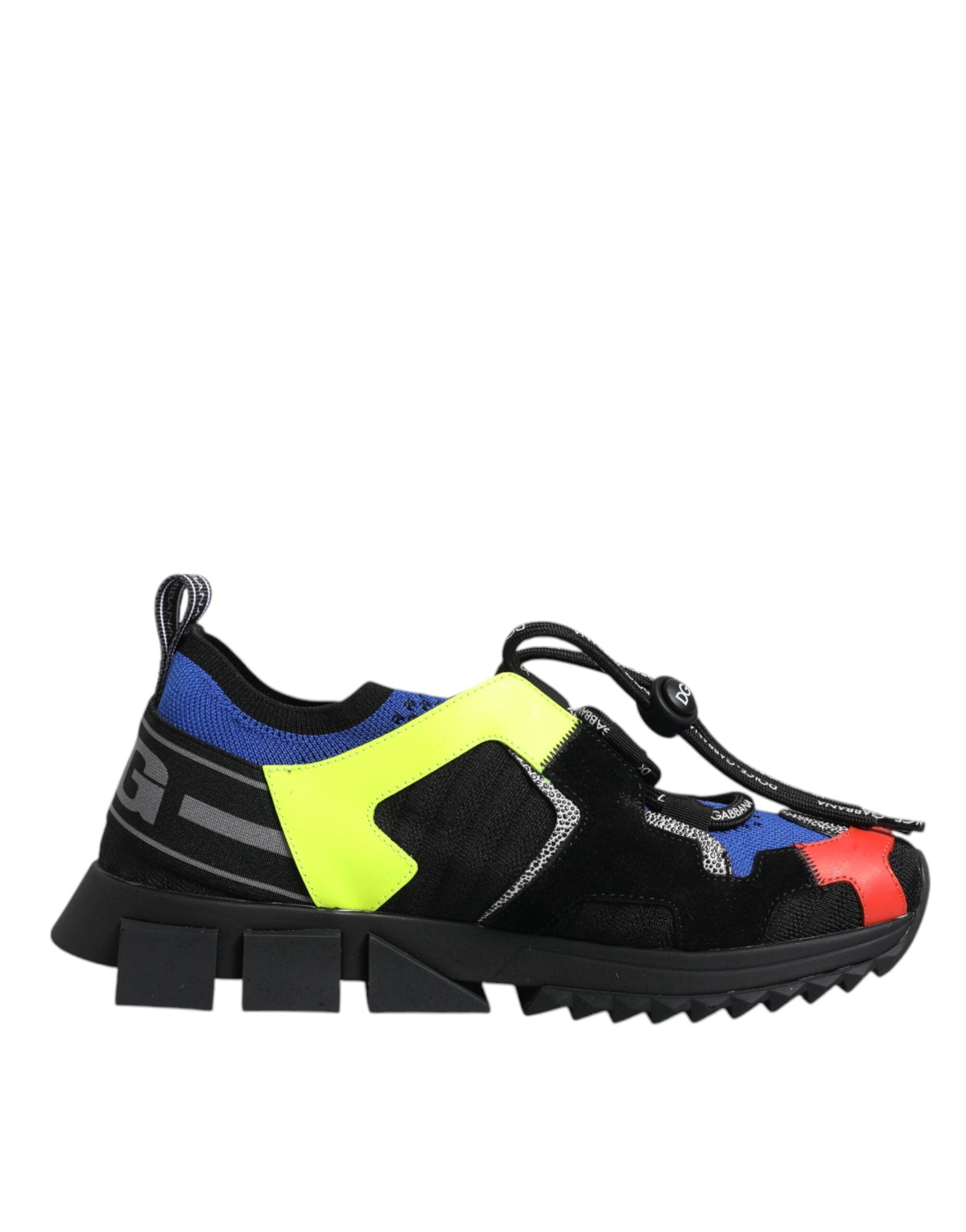 Dolce & Gabbana Multicolor Mesh Sorrento Trekking Sneakers Women's Shoes