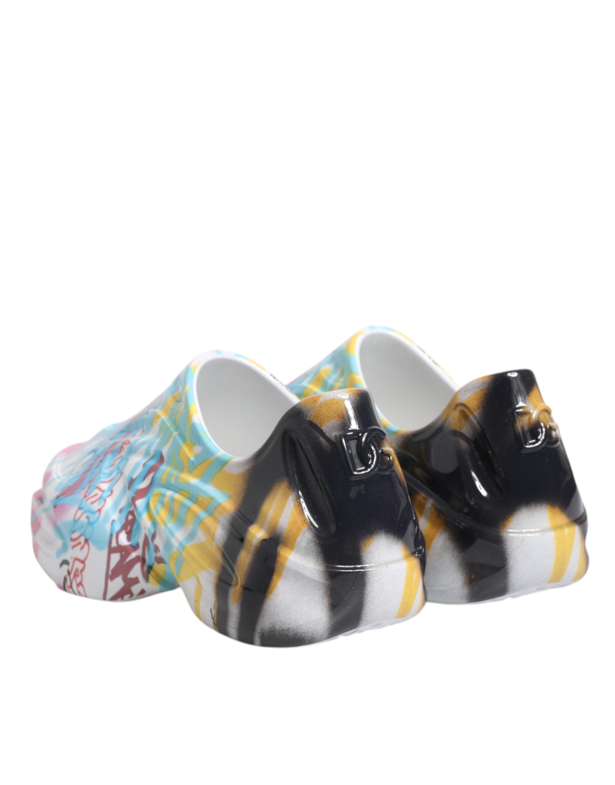 Dolce & Gabbana Multicolor Graffiti Daymaster Sneakers Men's Shoes