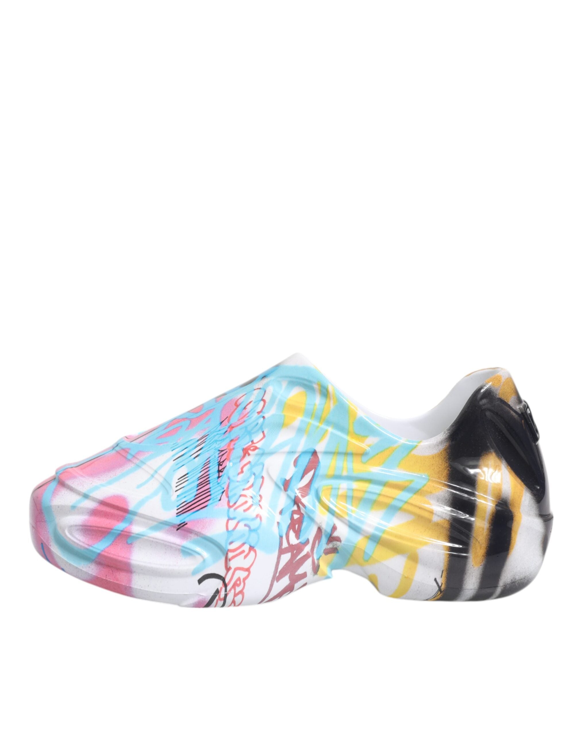 Dolce & Gabbana Multicolor Graffiti Daymaster Sneakers Men's Shoes
