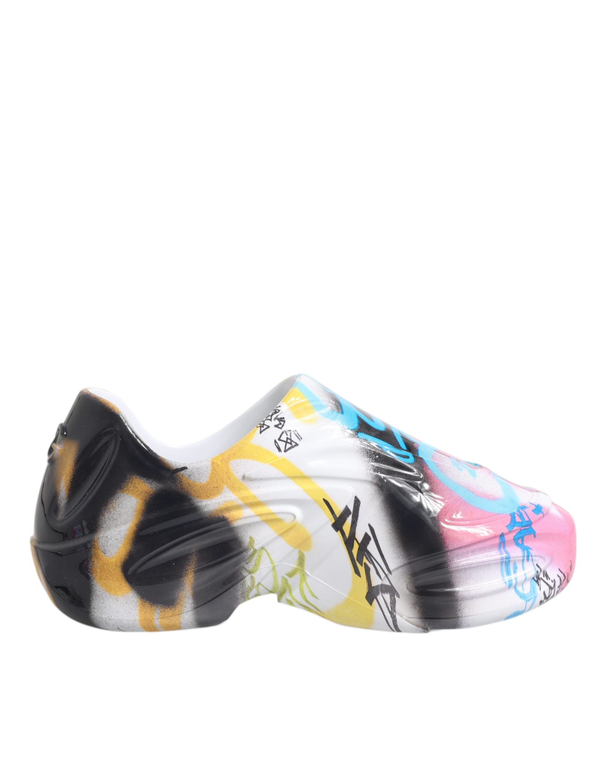 Dolce & Gabbana Multicolor Graffiti Daymaster Sneakers Men's Shoes