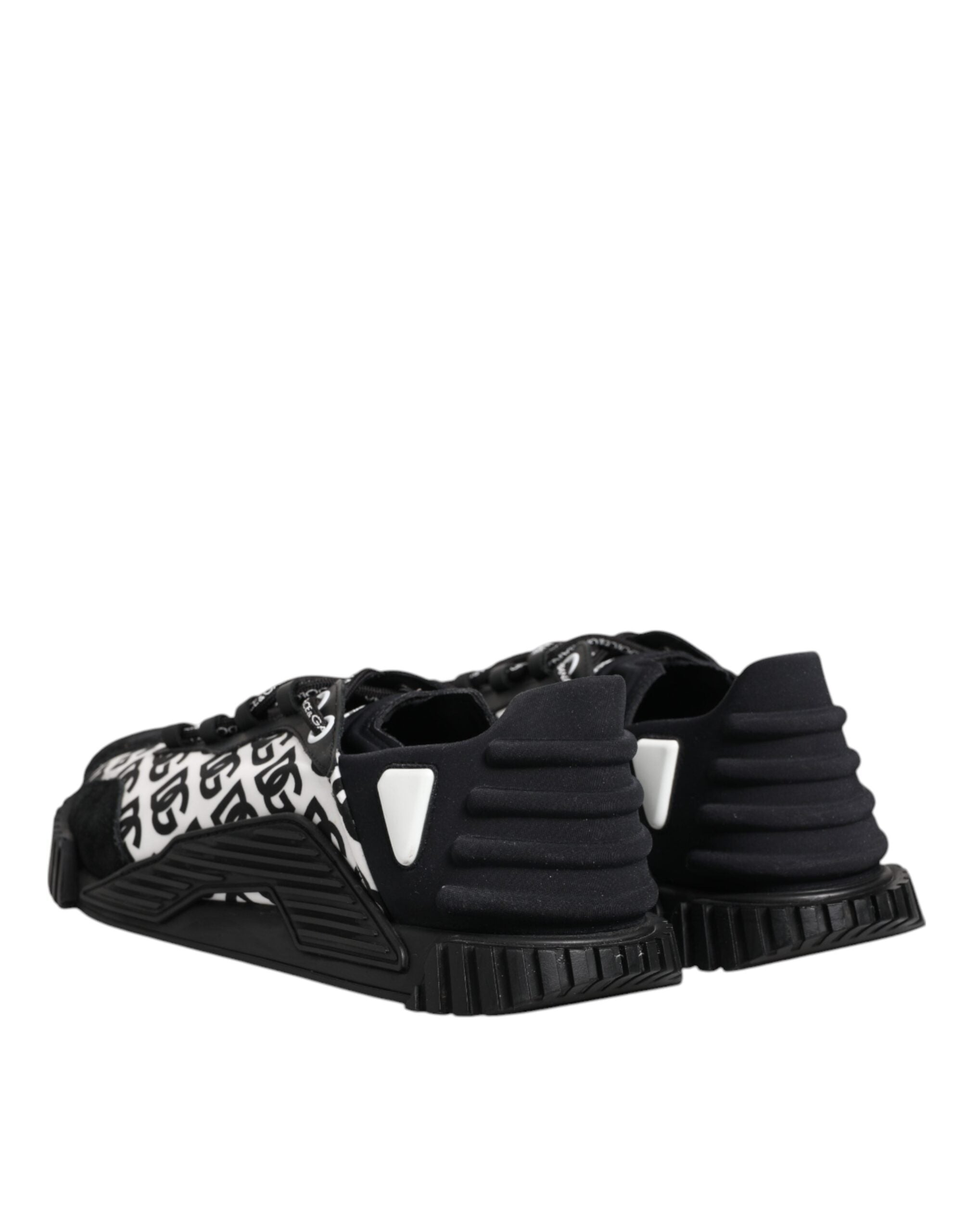 Dolce & Gabbana Black Logo Nylon Low Top NS1 Sneakers Men's Shoes (Pre-Owned)