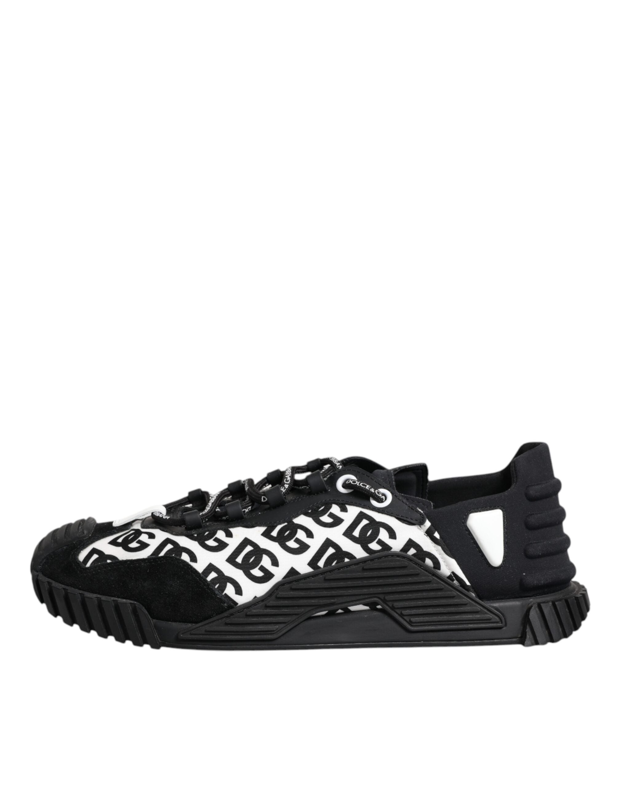 Dolce & Gabbana Black Logo Nylon Low Top NS1 Sneakers Men's Shoes (Pre-Owned)