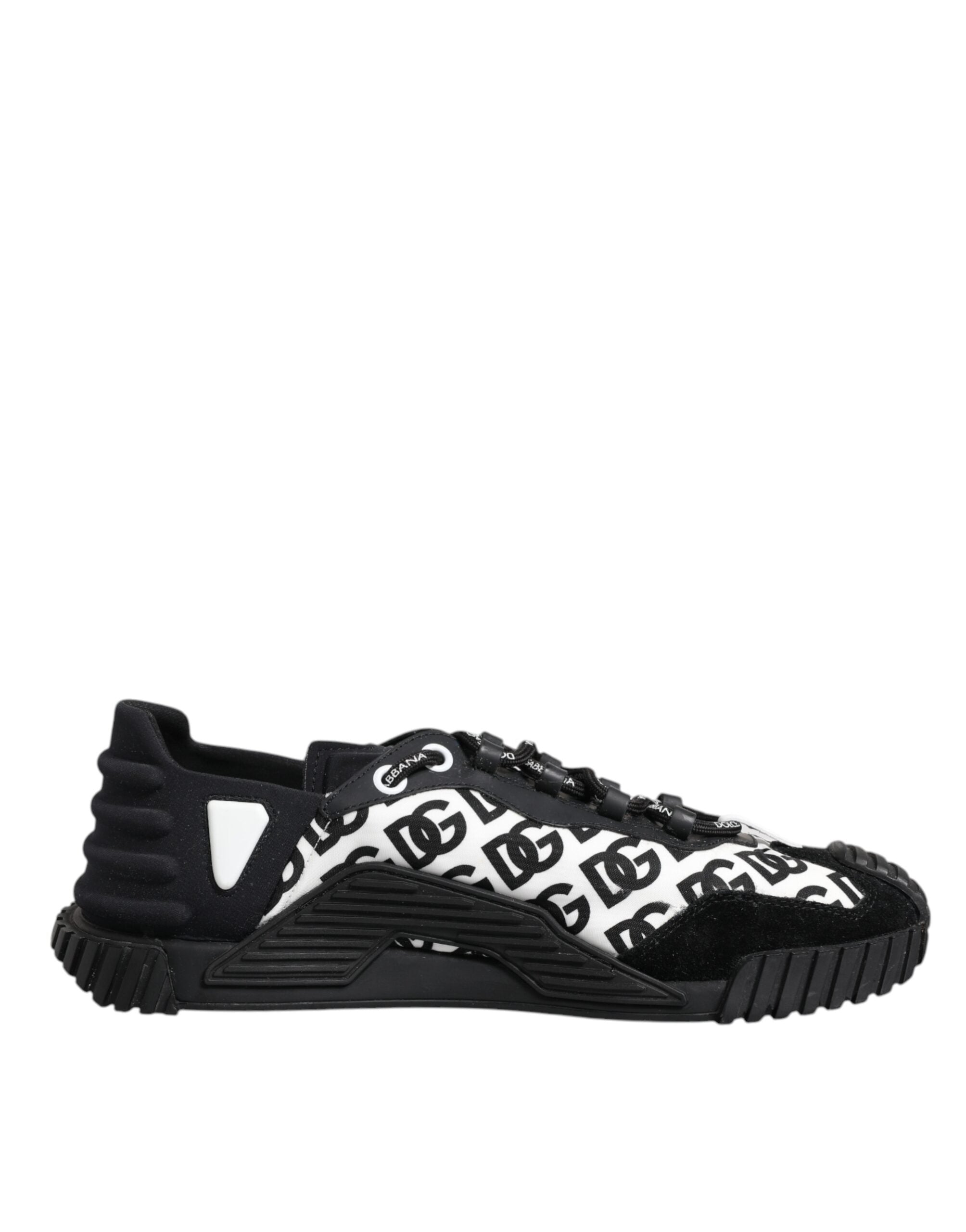Dolce & Gabbana Black Logo Nylon Low Top NS1 Sneakers Men's Shoes (Pre-Owned)
