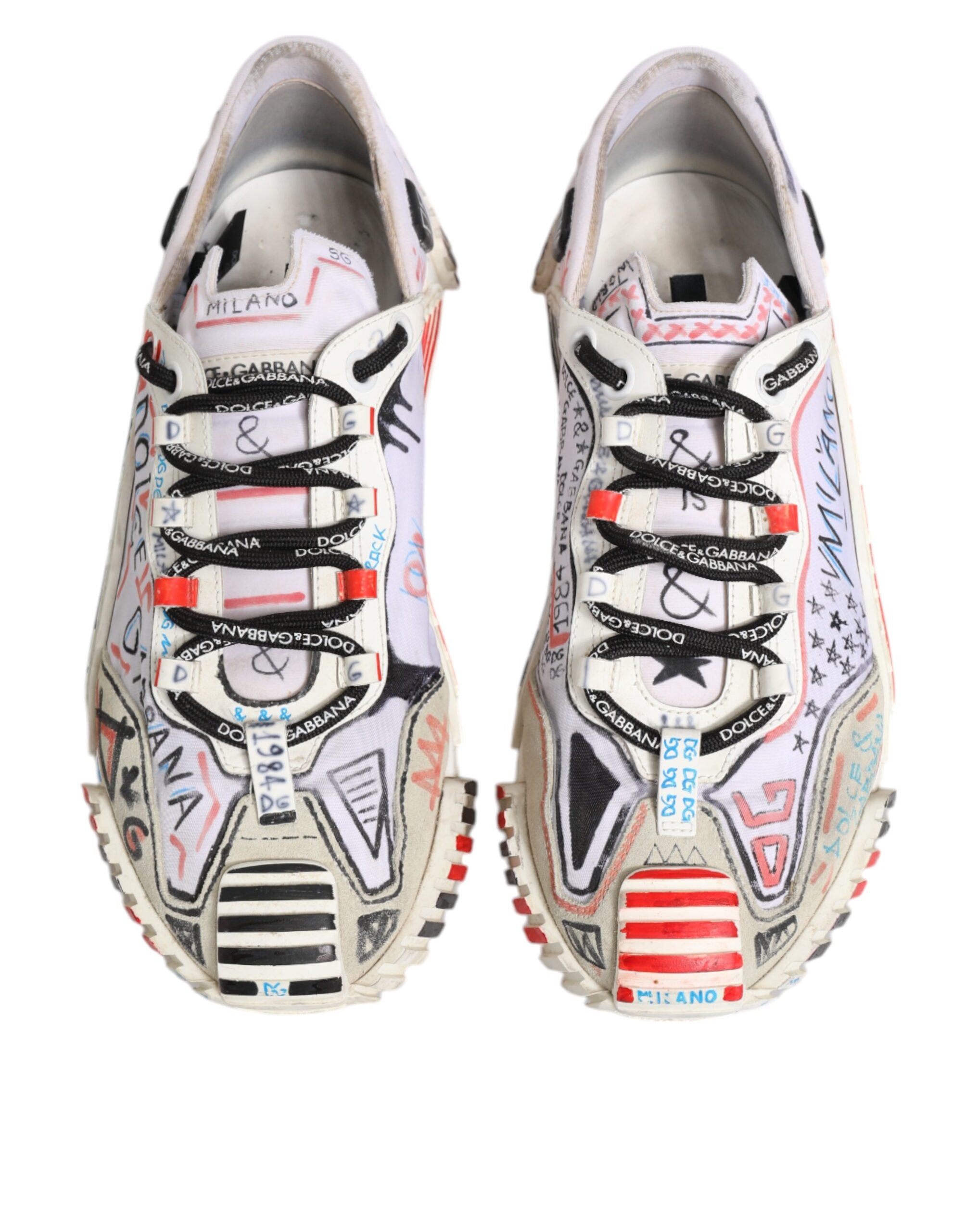 Dolce & Gabbana Multicolor Suede Fabric NS1 Sneakers Men's Shoes (Pre-Owned)