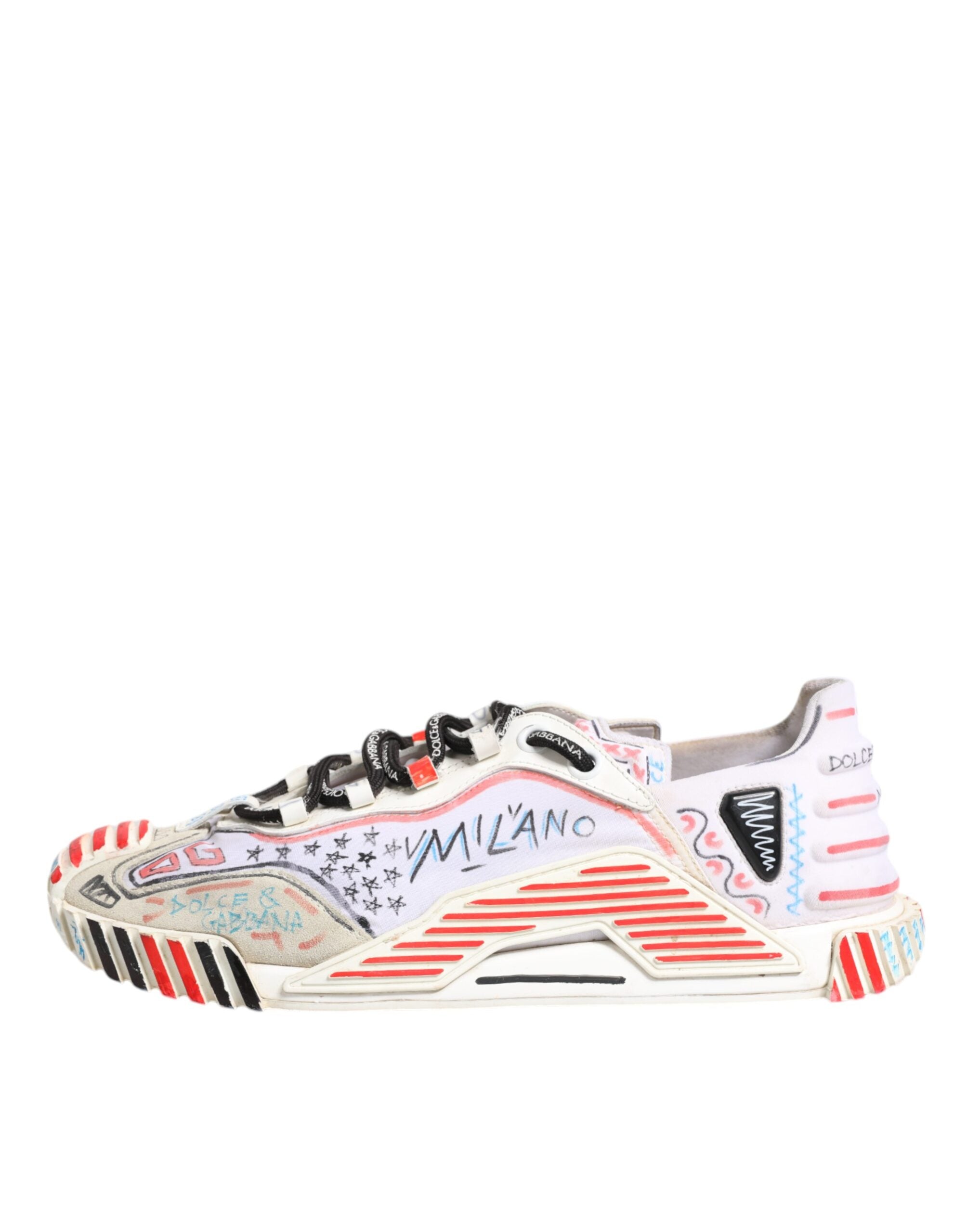 Dolce & Gabbana Multicolor Suede Fabric NS1 Sneakers Men's Shoes (Pre-Owned)