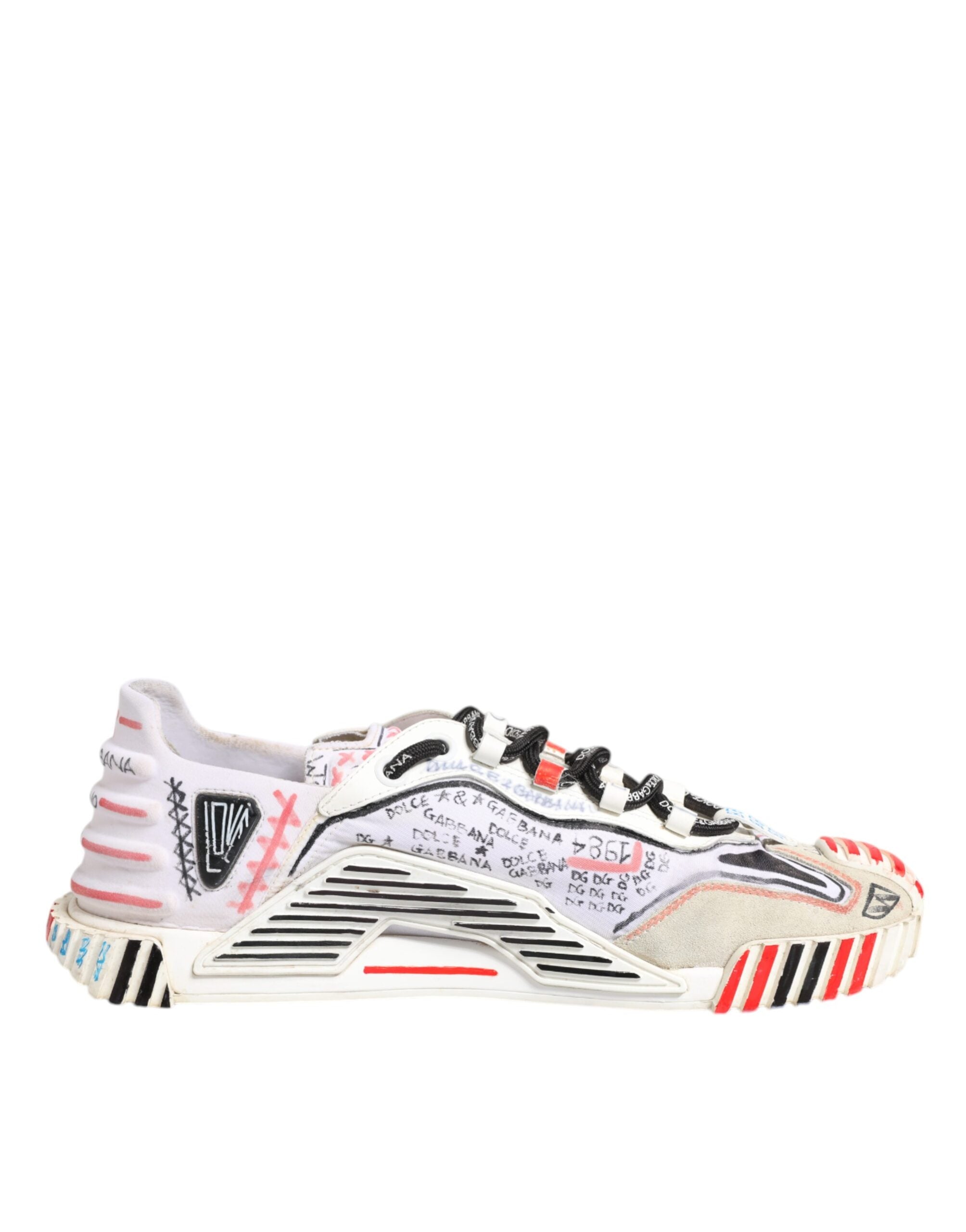 Dolce & Gabbana Multicolor Suede Fabric NS1 Sneakers Men's Shoes (Pre-Owned)