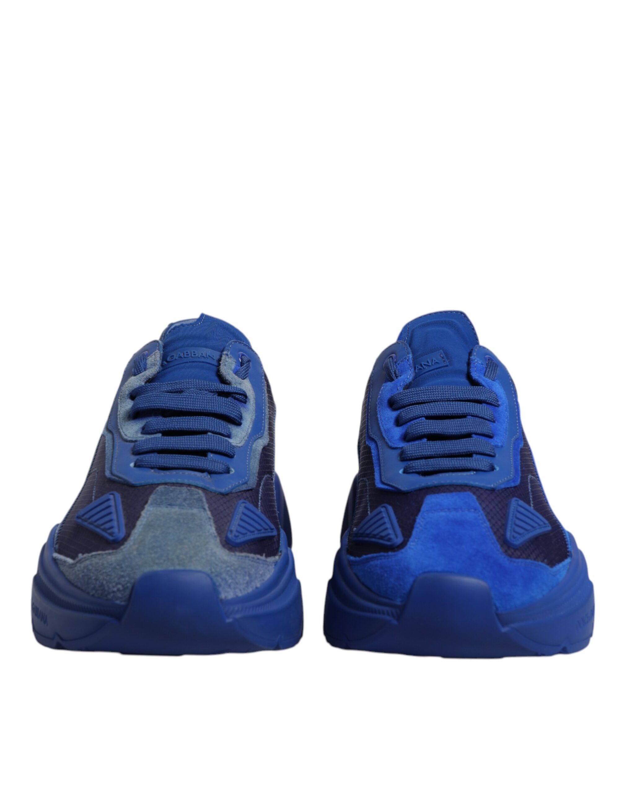 Dolce & Gabbana Blue Leather Daymaster Low Top Sneakers Men's Shoes (Pre-Owned)