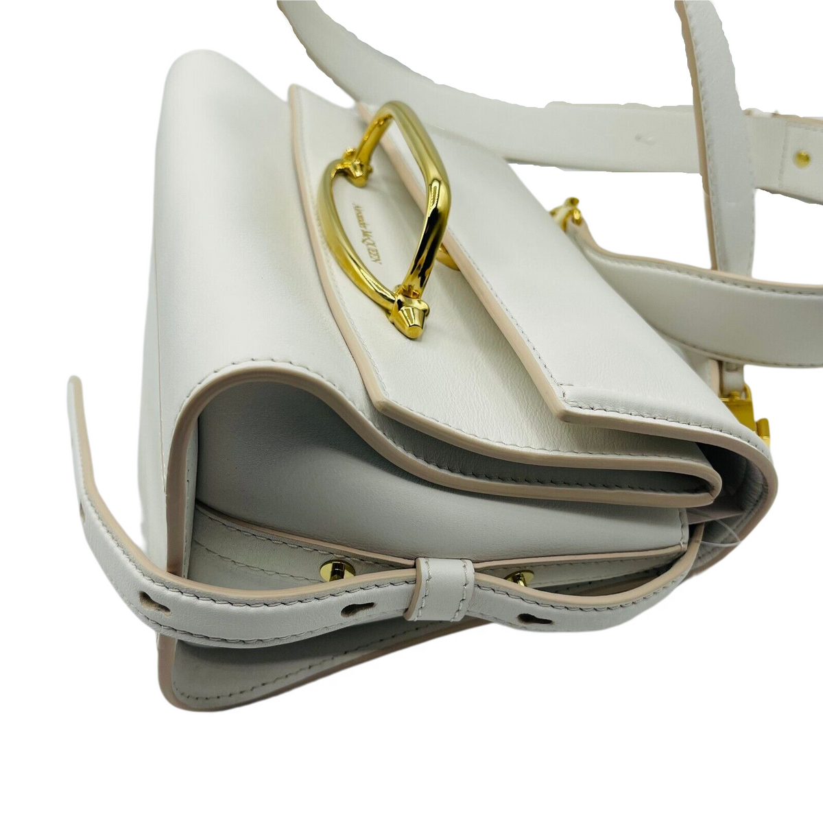Alexander McQueen Women's The Story Ivory Leather Cross-body Bag