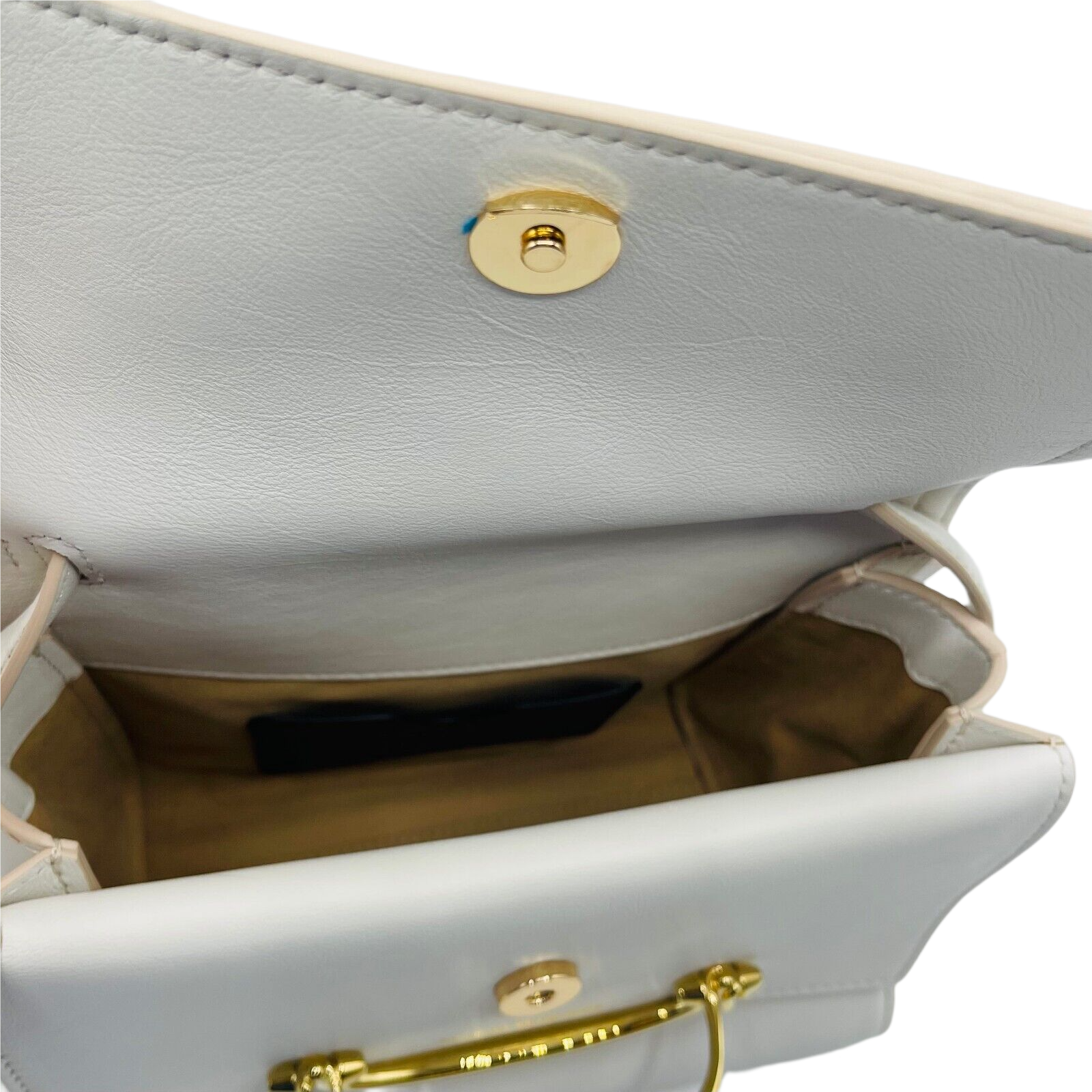Alexander McQueen Women's The Story Ivory Leather Cross-body Bag