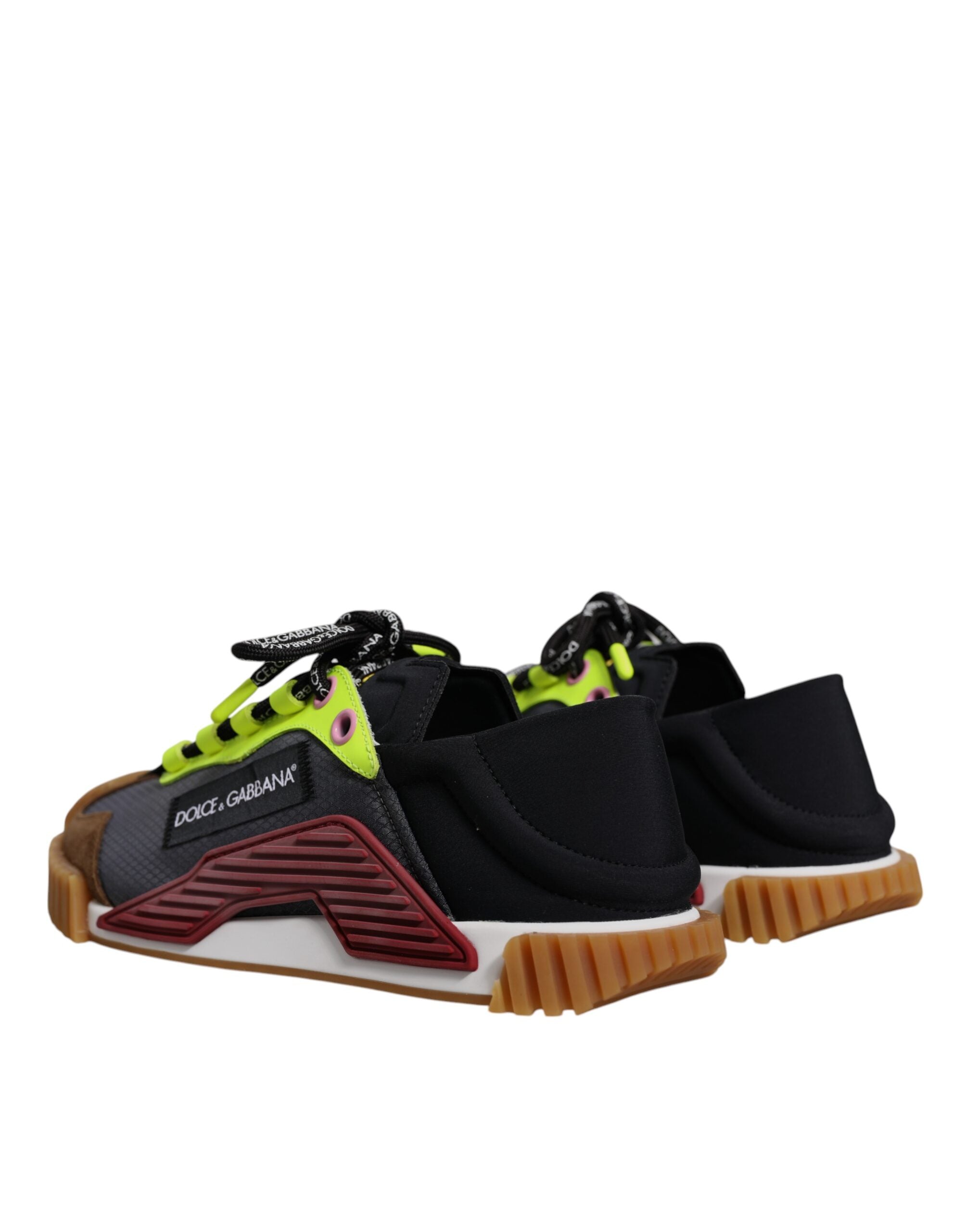 Dolce & Gabbana Multicolor Nylon Low Top NS1 Sneakers Men's Shoes