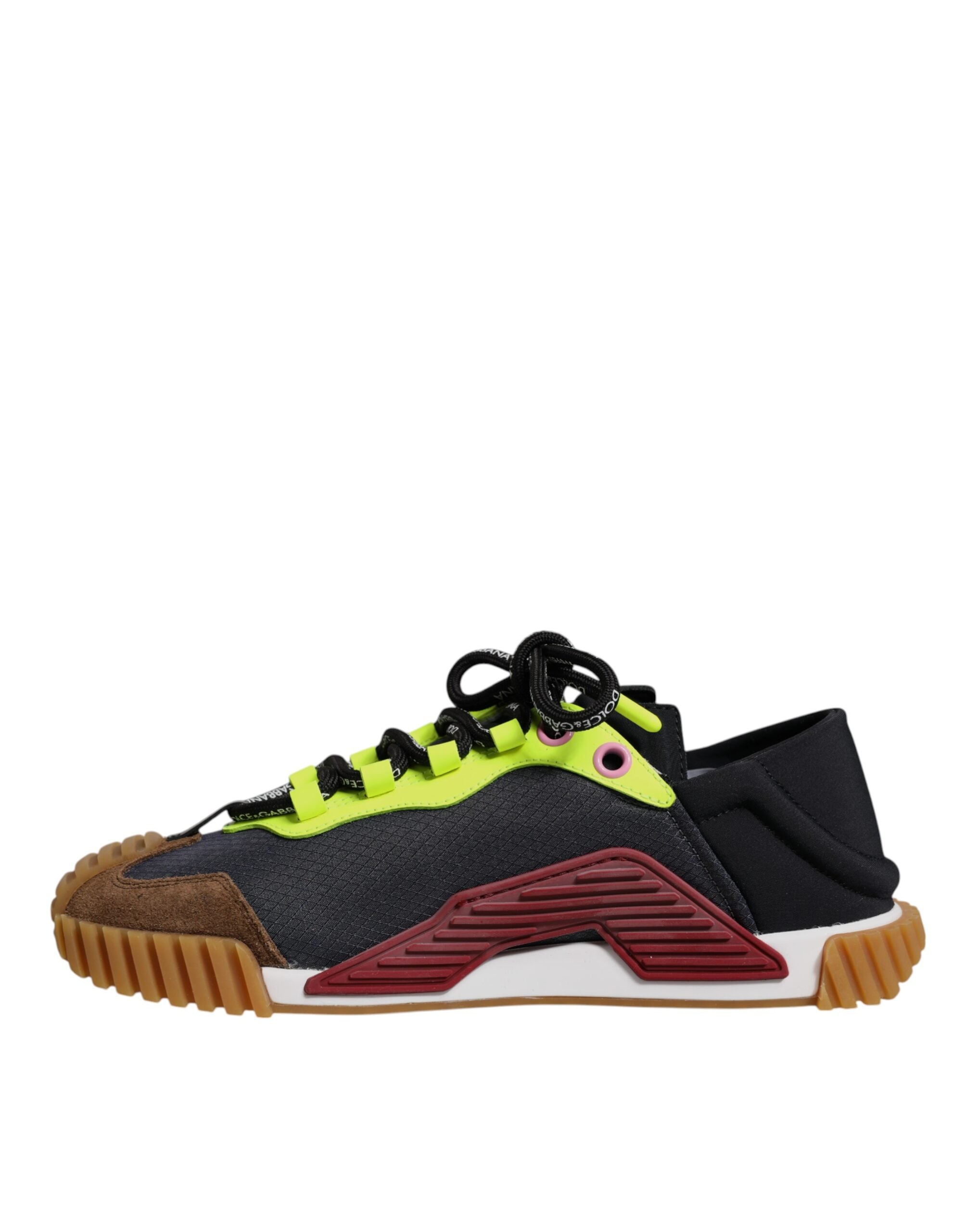 Dolce & Gabbana Multicolor Nylon Low Top NS1 Sneakers Men's Shoes