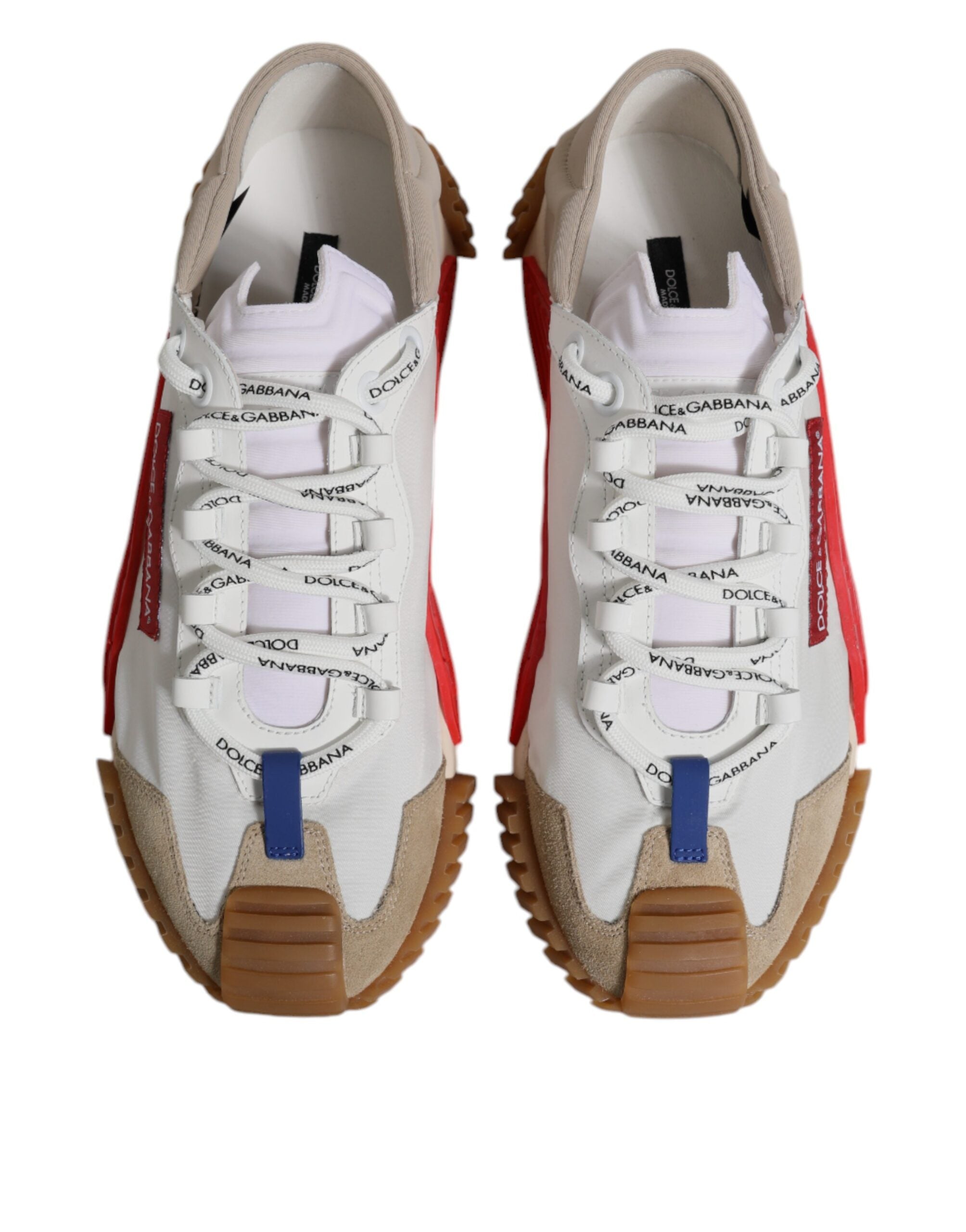 Dolce & Gabbana Multicolor Nylon Low Top NS1 Sneakers Men's Shoes