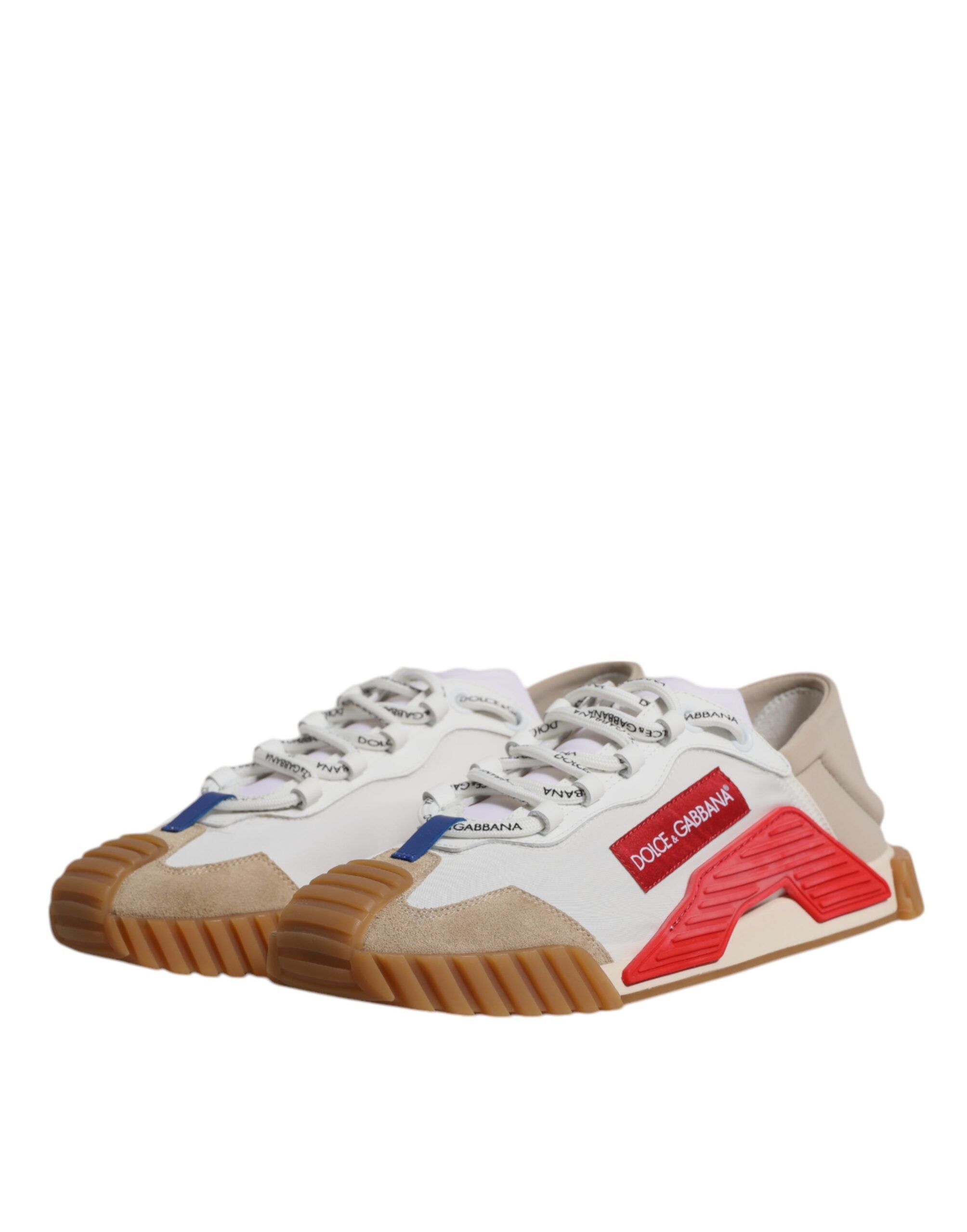 Dolce & Gabbana Multicolor Nylon Low Top NS1 Sneakers Men's Shoes