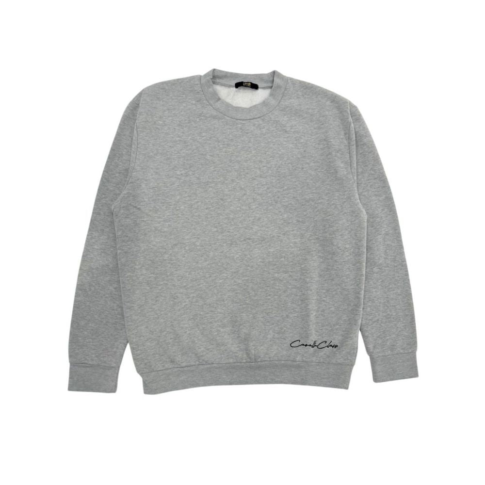 Cavalli Class Gray Polyester Women Women's Hoodie