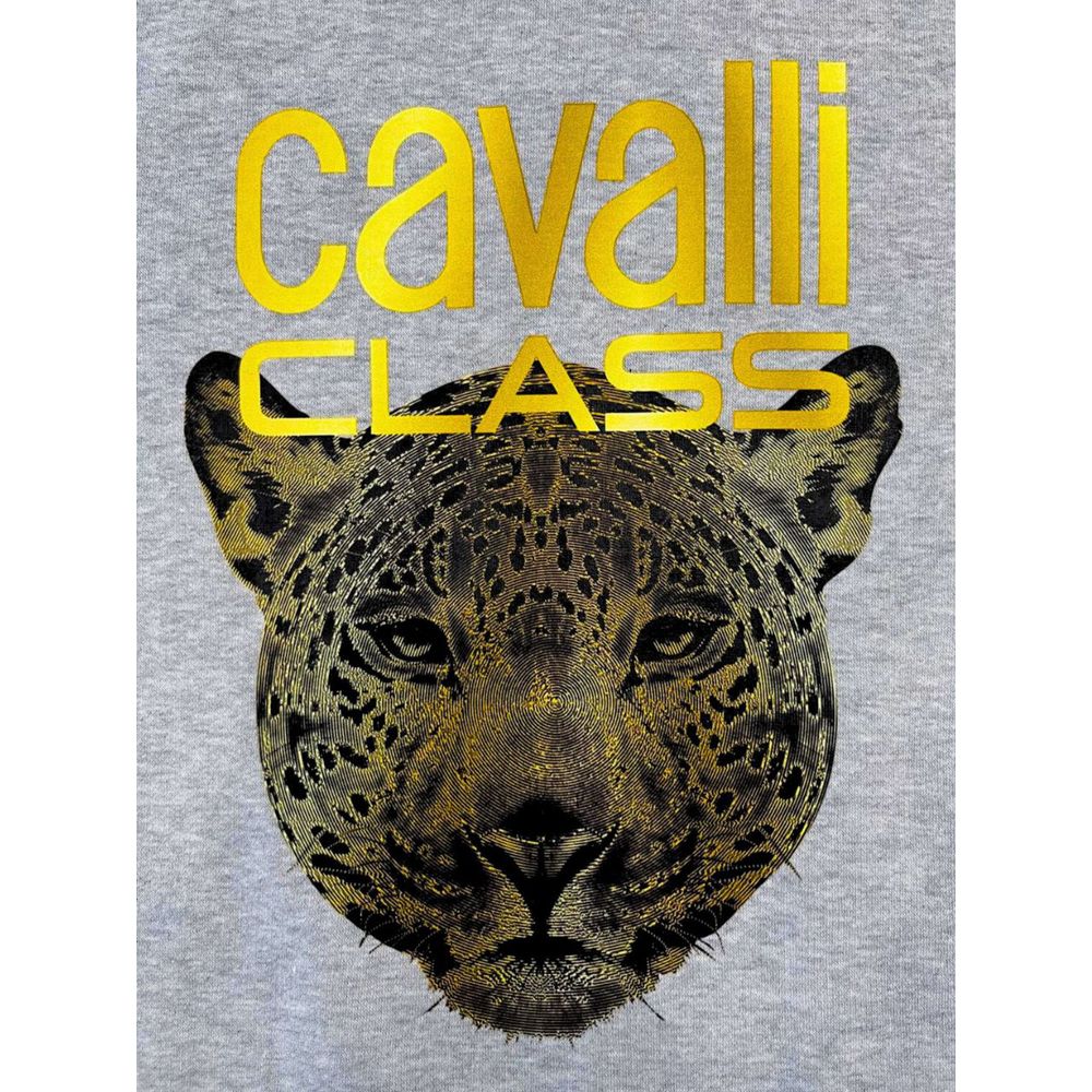 Cavalli Class Gray Cotton Women Women's Sweater