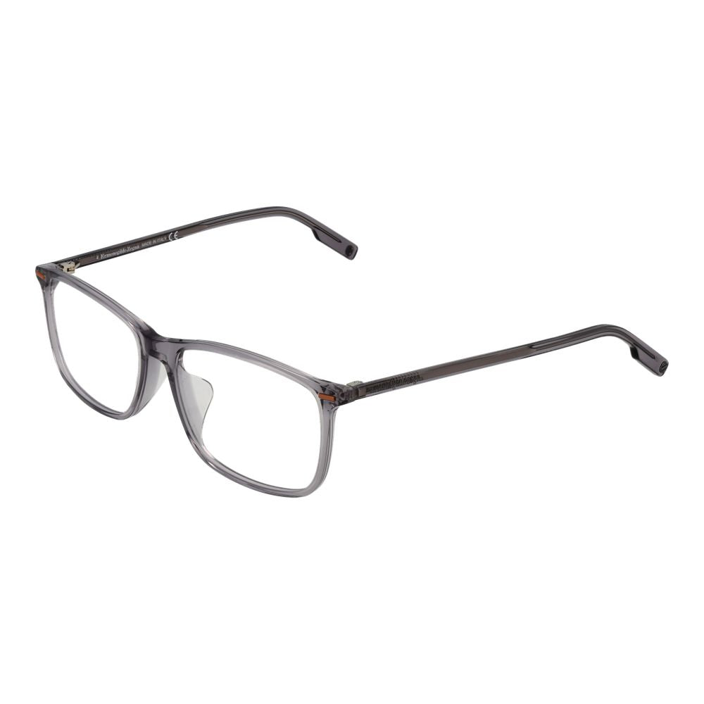Ermenegildo Zegna Gray Acetate Glasses Men's (Frames)