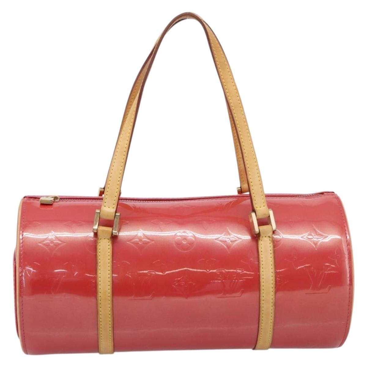Louis Vuitton Bedford Monogram Vernis Pink Patent_Leather Handbag (Pre-Owned)