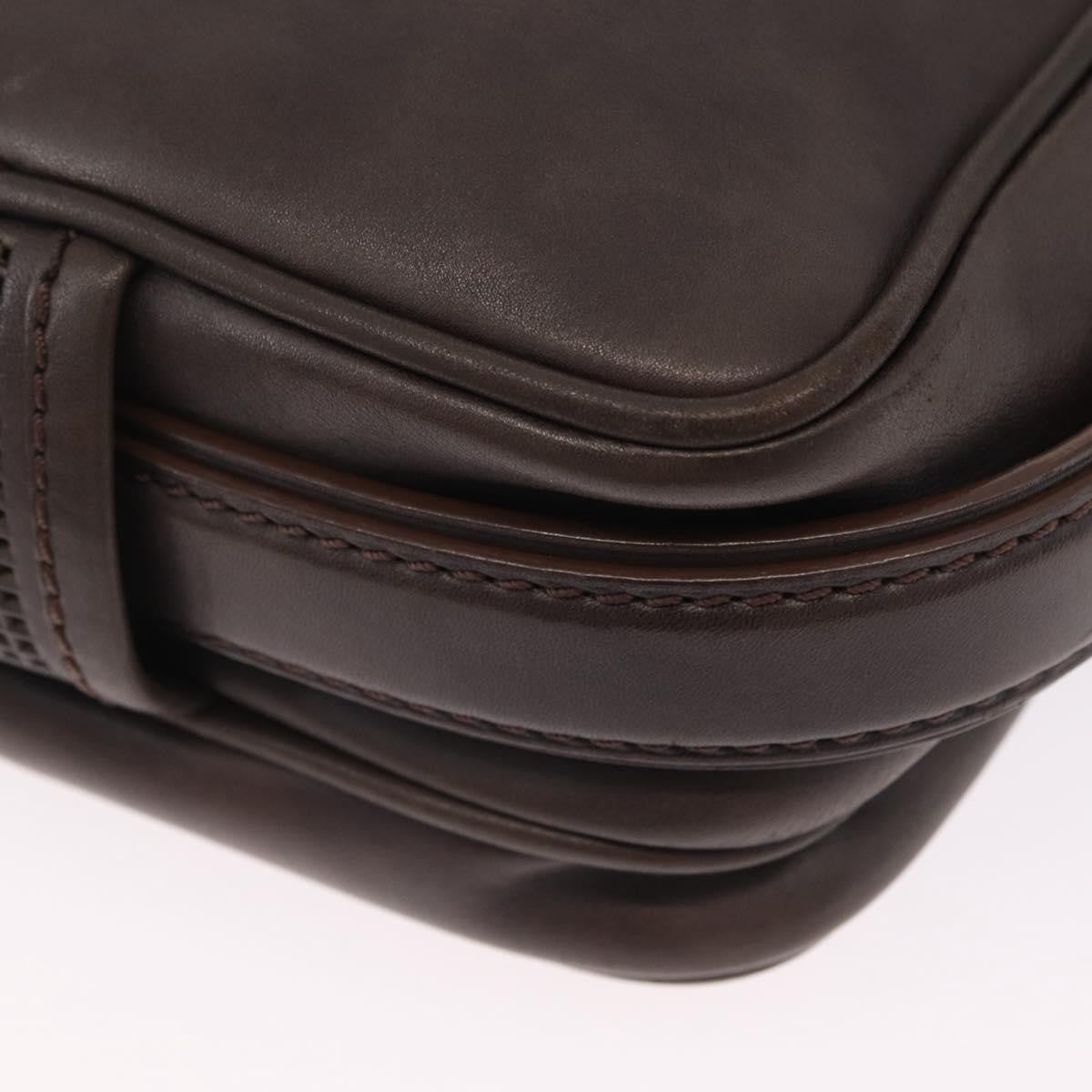 Louis Vuitton Bequia Trotter Messenger Nomade Leather Brown Leather Handbag (Pre-Owned)