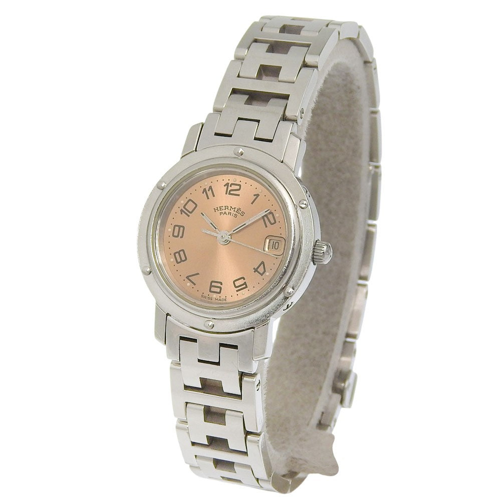 Hermes Clipper Quartz Stainless Steel Watch (Pre-Owned)