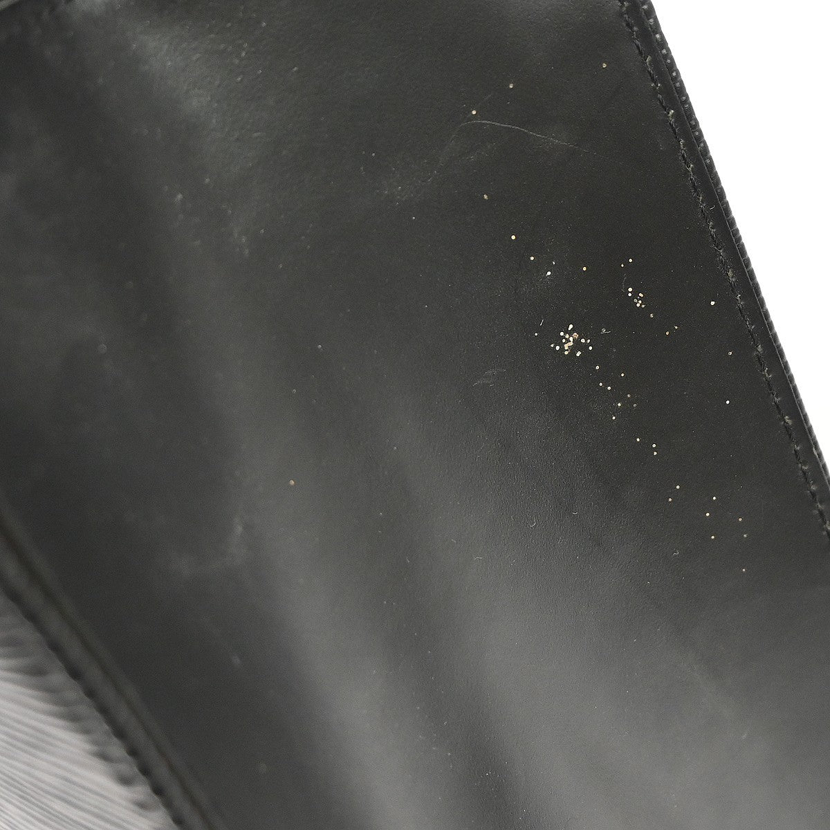 Louis Vuitton Croisette Epi Black Leather Handbag (Pre-Owned)