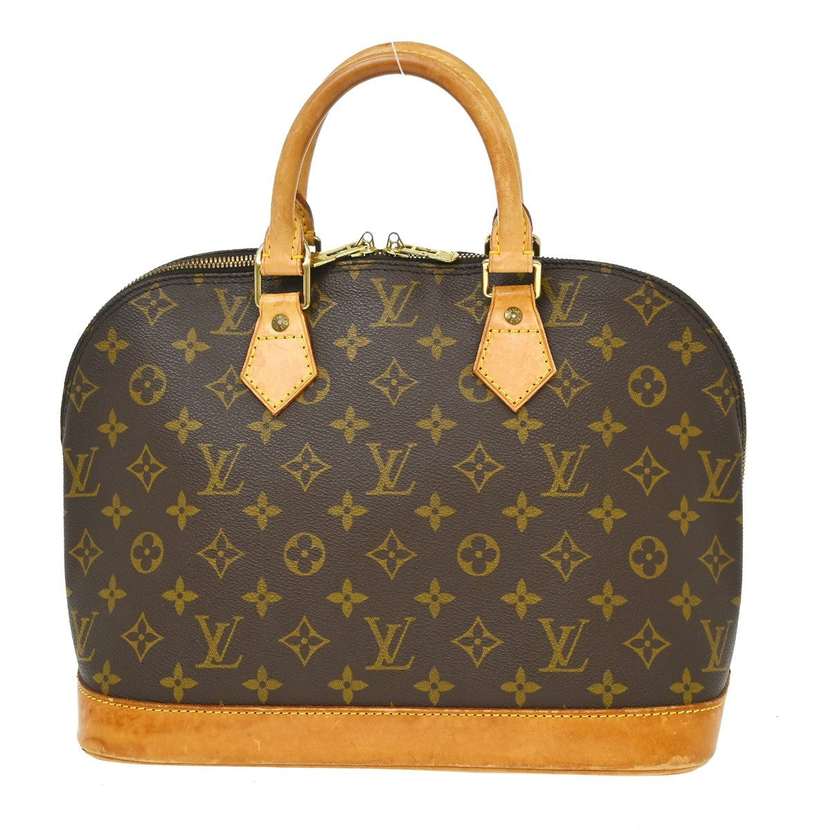 Louis Vuitton Alma Monogram Canvas Brown Canvas Handbag (Pre-Owned)