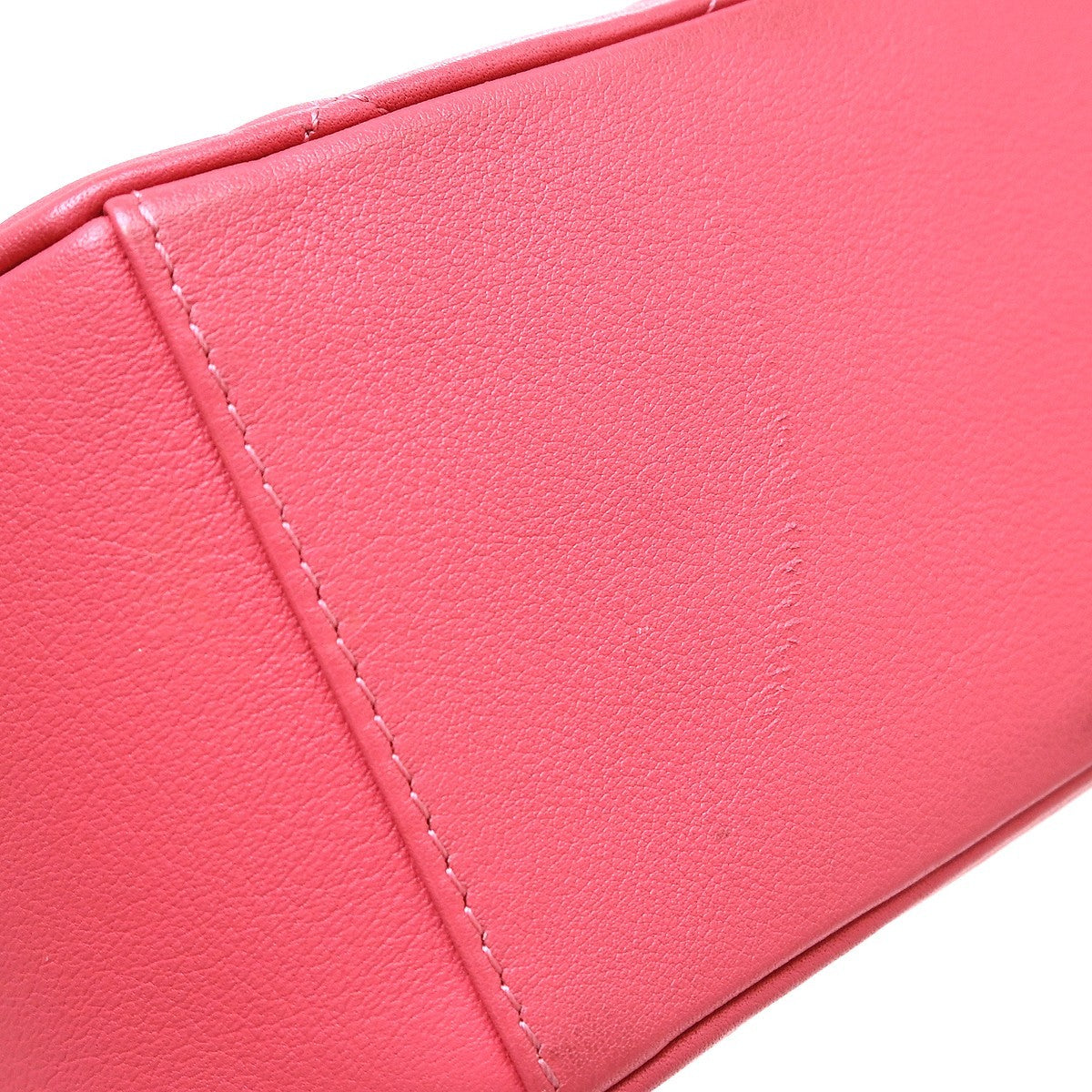 Chanel Timeless Cc Octagon Camera Case Quilted Lambskin Pink Leather Shoulder Bag Bag (Pre-Owned)