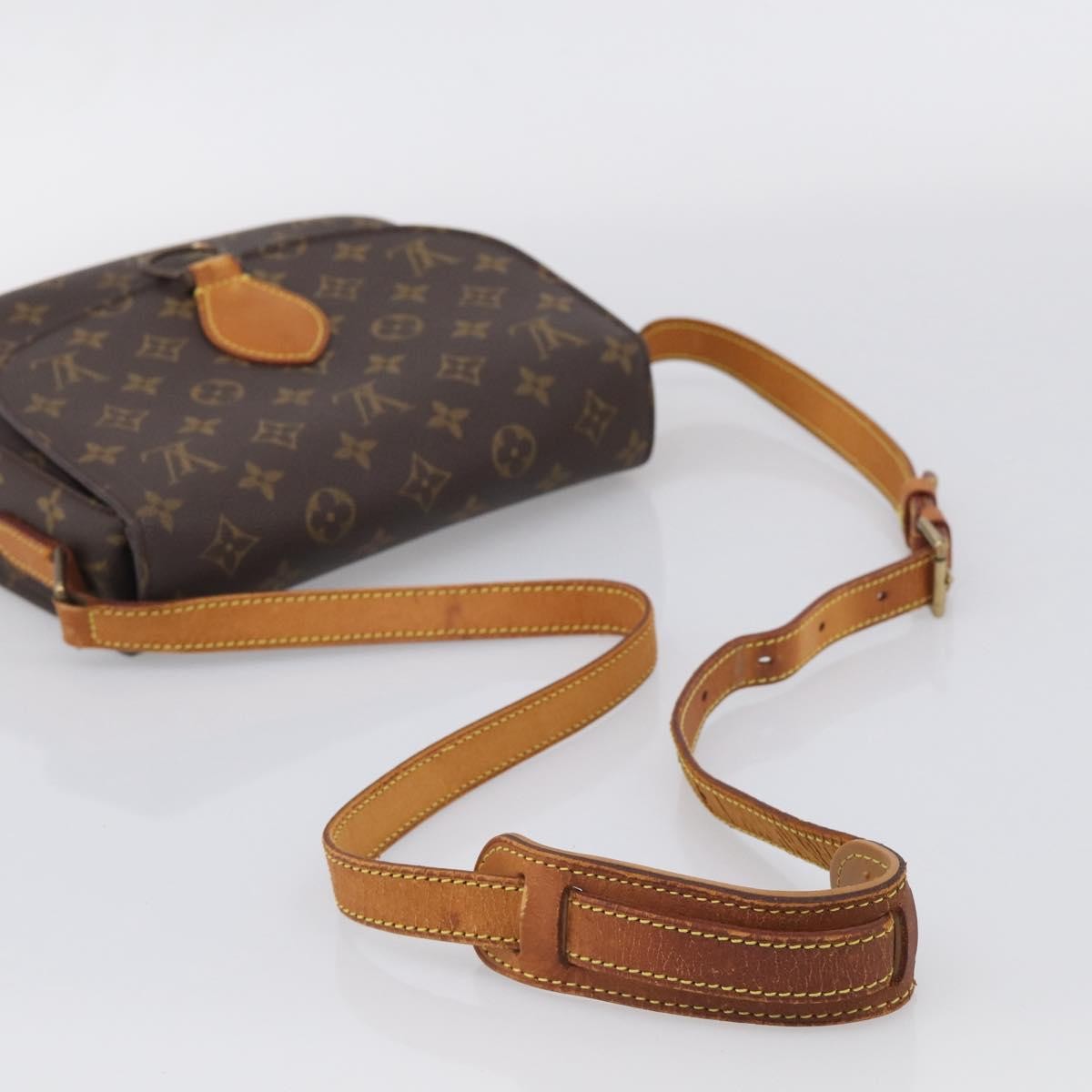Louis Vuitton Saint Cloud Monogram Canvas Brown Canvas Handbag (Pre-Owned)