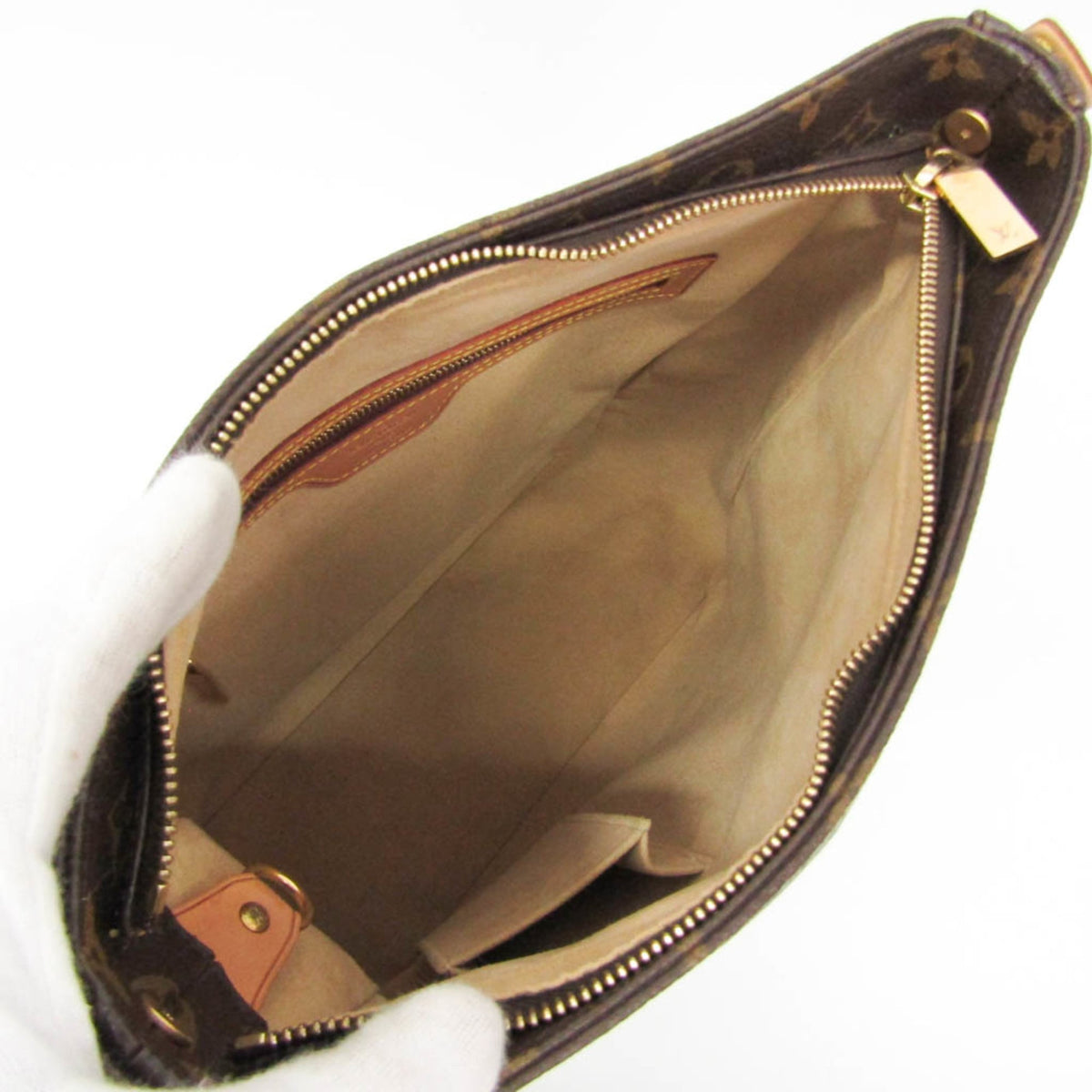 Louis Vuitton Looping Monogram Canvas Brown Canvas Handbag (Pre-Owned)