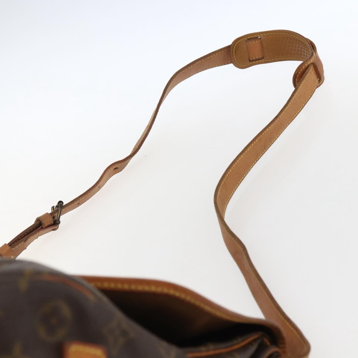 Louis Vuitton Saumur Monogram Canvas Brown Canvas Shoulder Bag Bag (Pre-Owned)