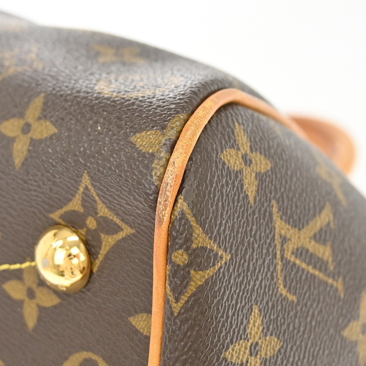 Louis Vuitton Tivoli Monogram Canvas Brown Canvas Handbag (Pre-Owned)