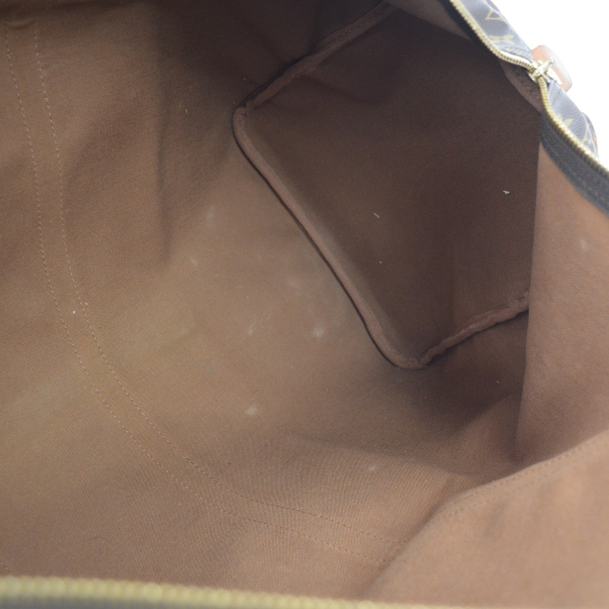 Louis Vuitton Keepall Monogram Brown Canvas Travel Bag Bag (Pre-Owned)