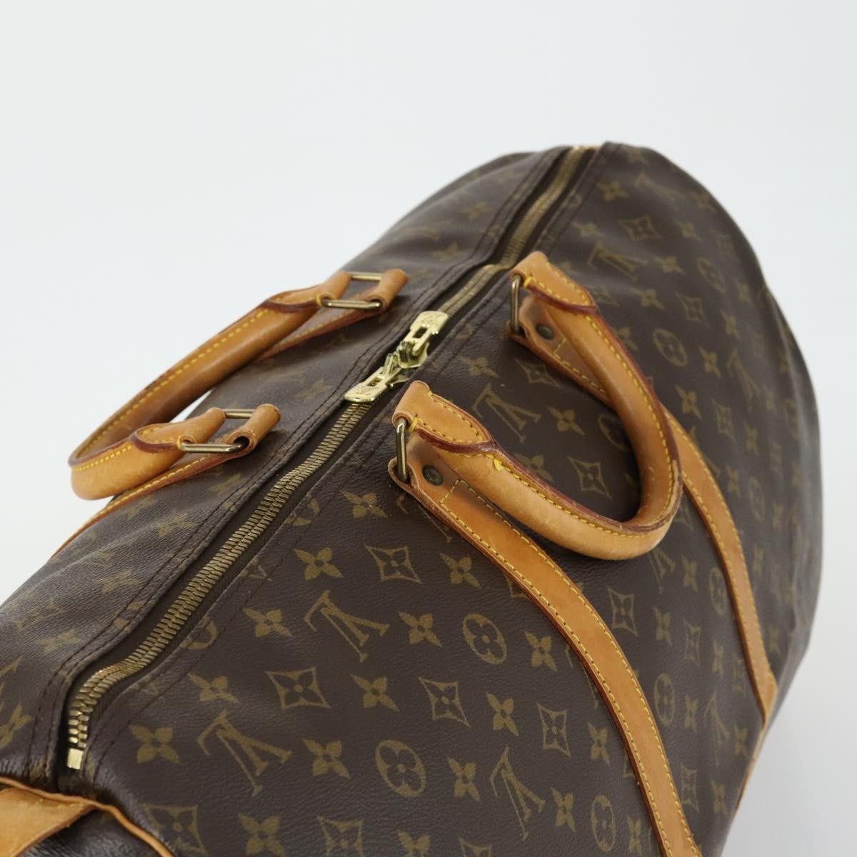 Louis Vuitton Keepall Monogram Canvas Brown Canvas Travel Bag Bag (Pre-Owned)