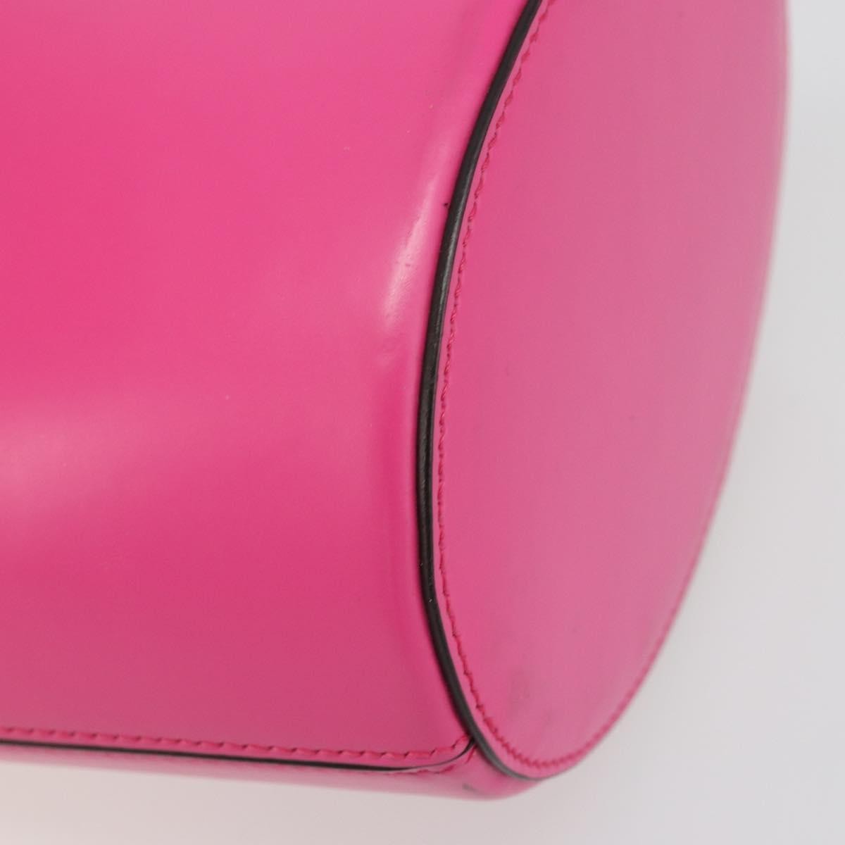 Salvatore Ferragamo Trifolio Leather Pink Leather Shoulder Bag Bag (Pre-Owned)