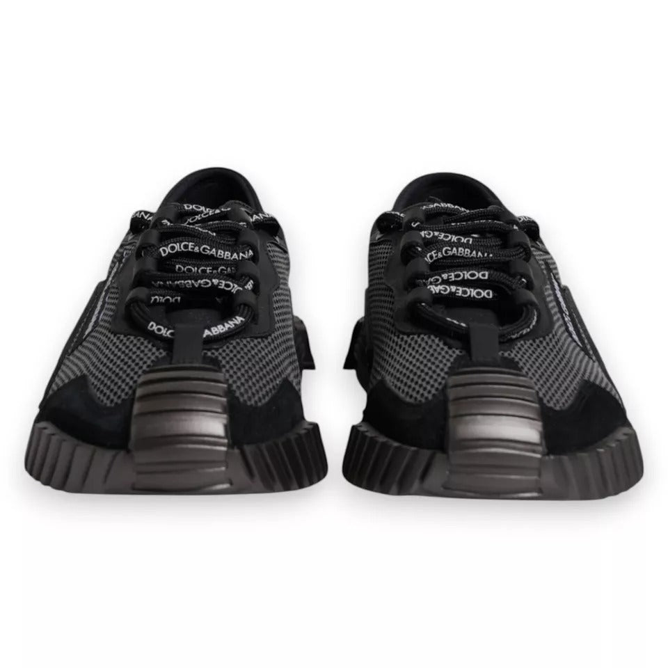 Dolce & Gabbana Black Nylon NS1 Low Top Men Sneakers Men's Shoes (Pre-Owned)