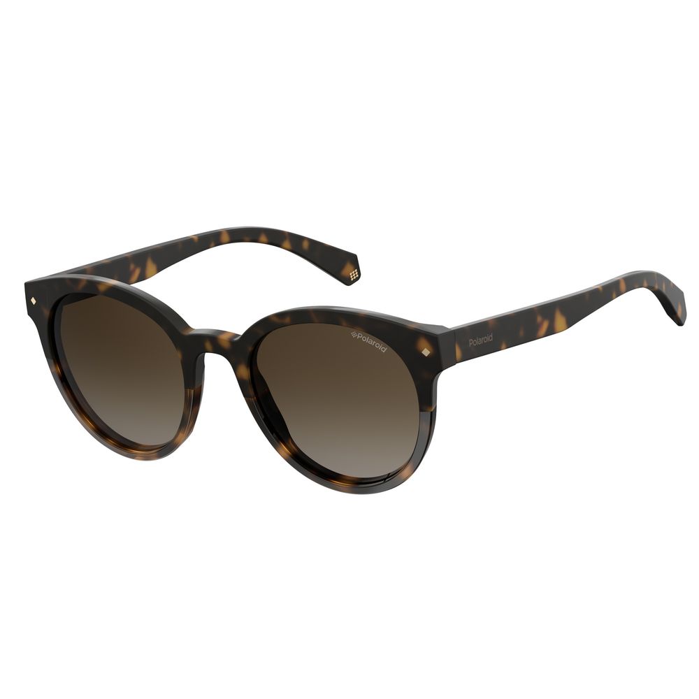 Polaroid Brown Plastic Women's Sunglasses