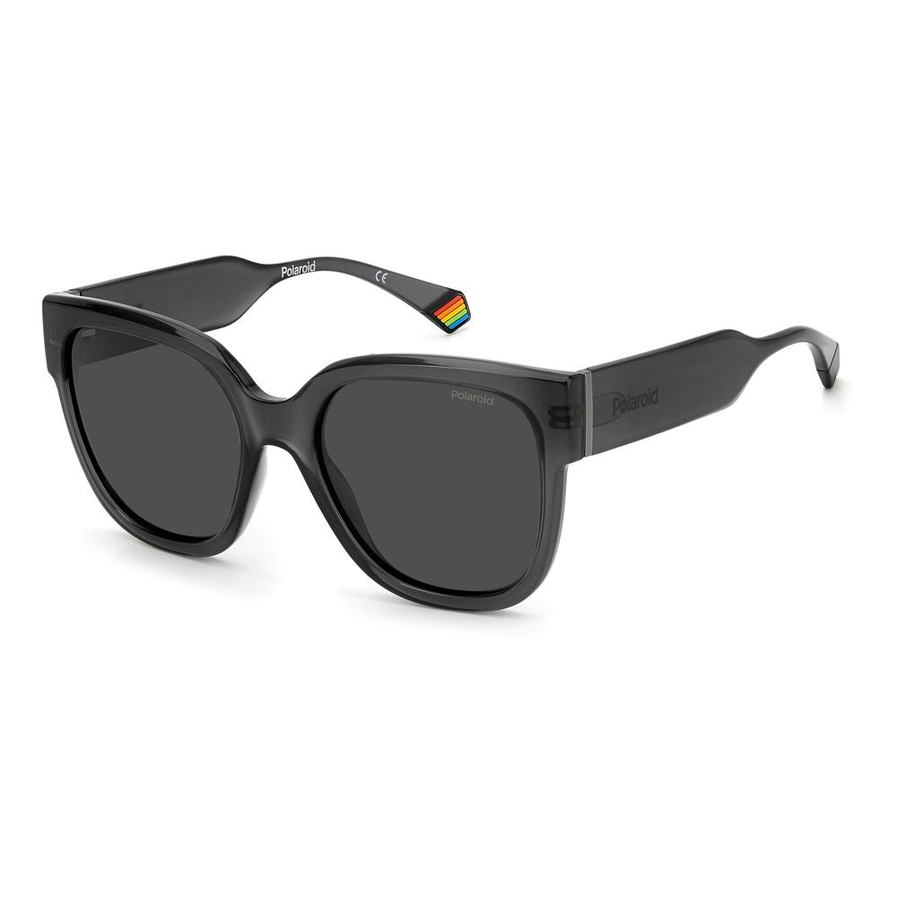 Polaroid Gray Plastic Women's Sunglasses