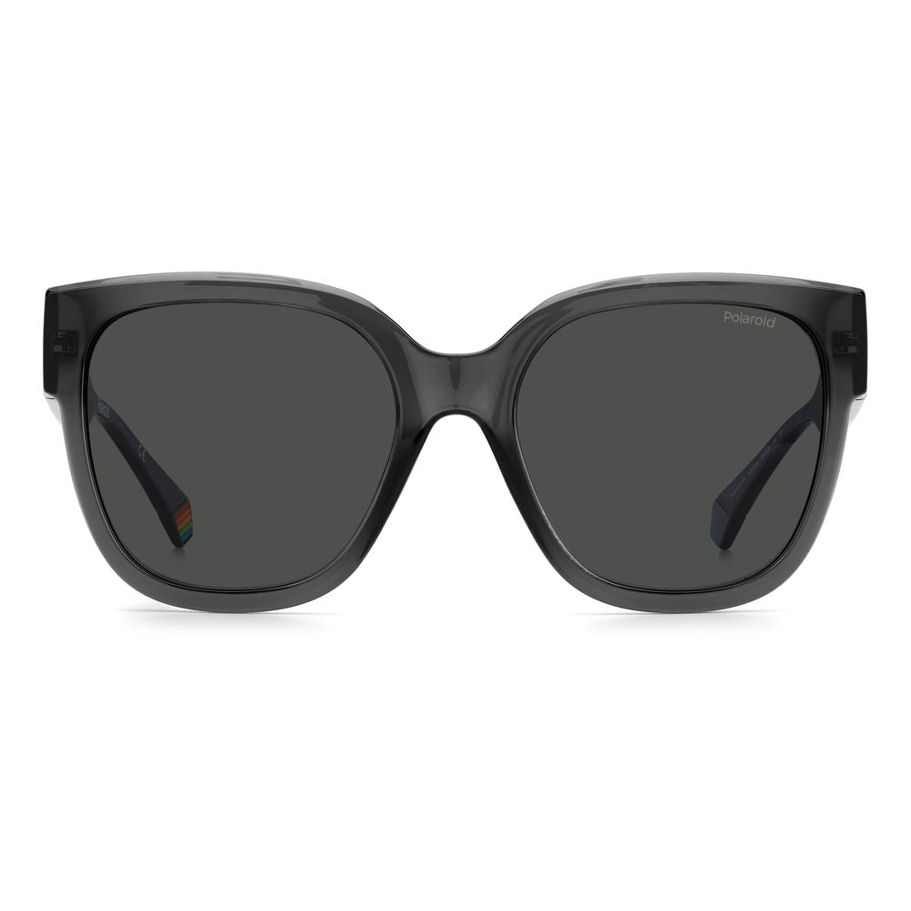 Polaroid Gray Plastic Women's Sunglasses