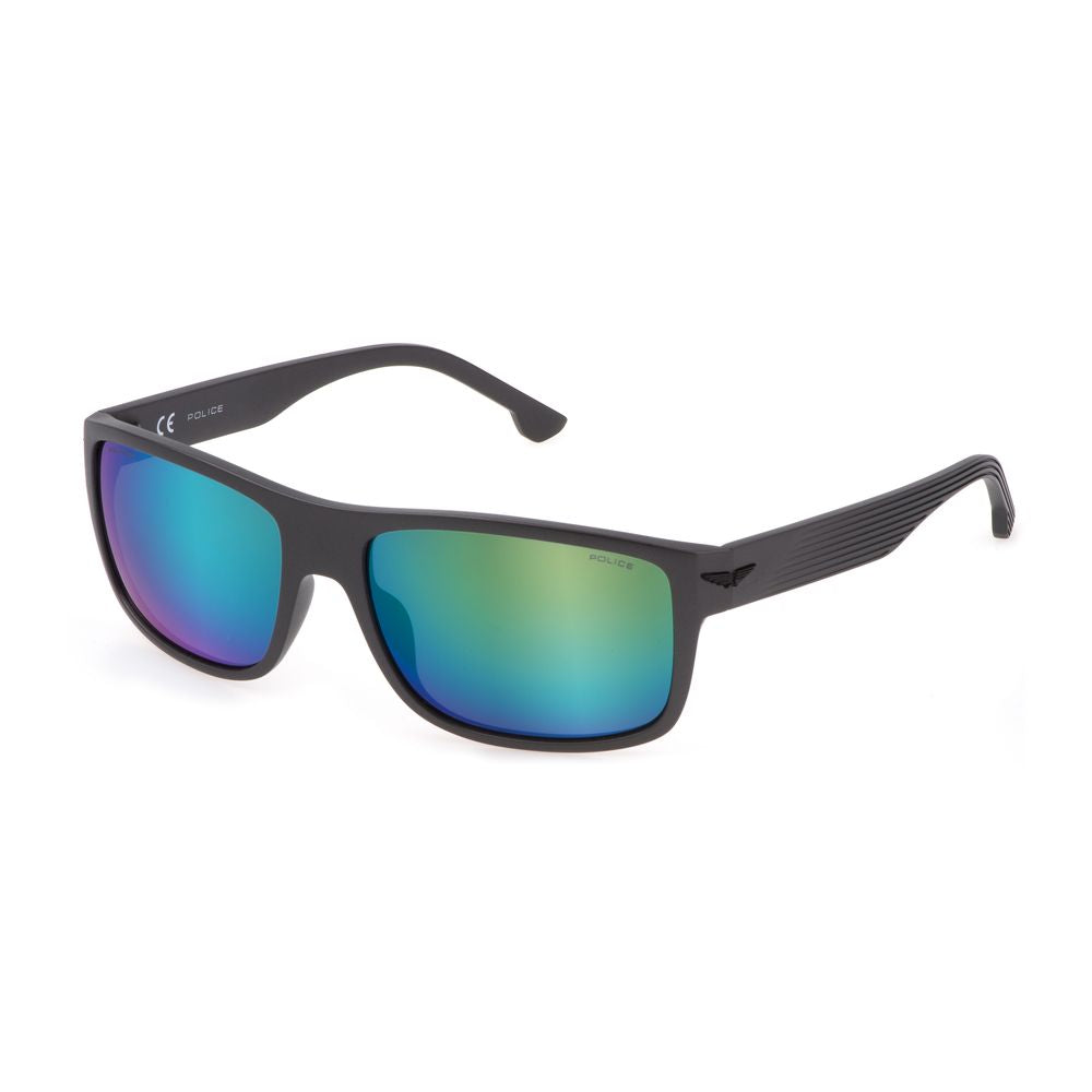 Police Gray Injected Men's Sunglasses