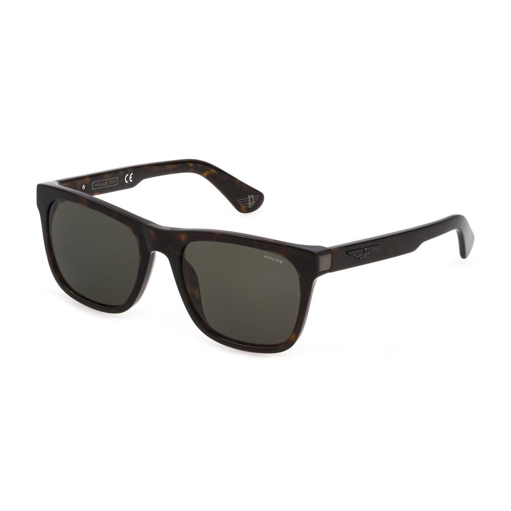Police Brown Plastic Men's Sunglasses