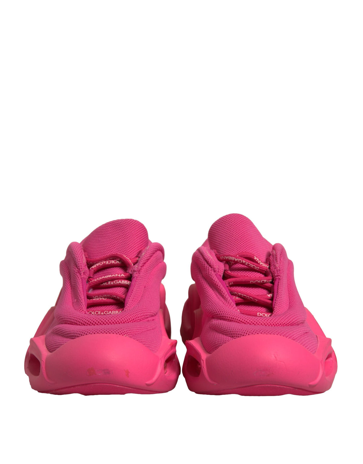 Dolce & Gabbana Pink Wave Low Top Lace Up Men Sneakers Men's Shoes (Pre-Owned)