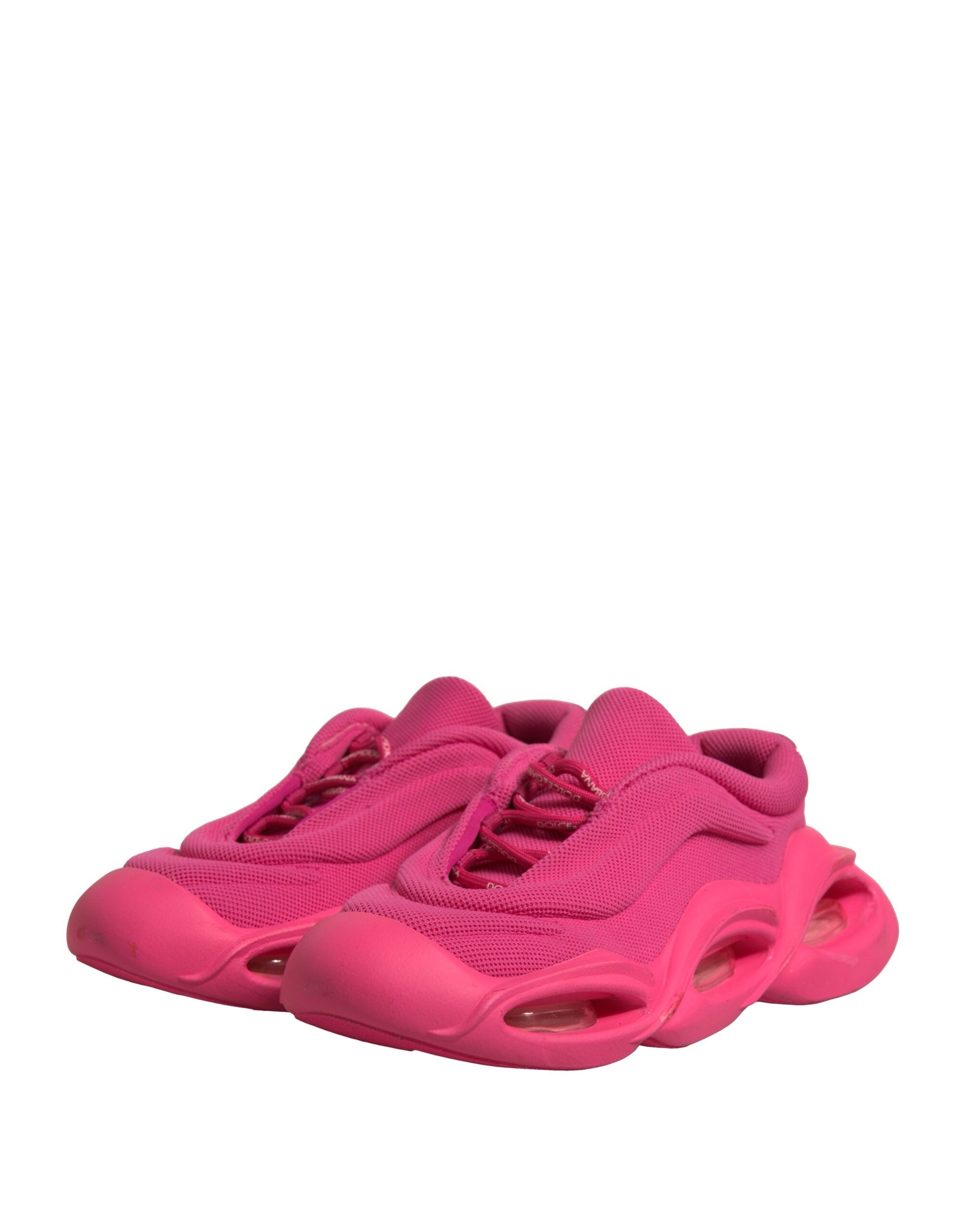 Dolce & Gabbana Pink Wave Low Top Lace Up Men Sneakers Men's Shoes (Pre-Owned)