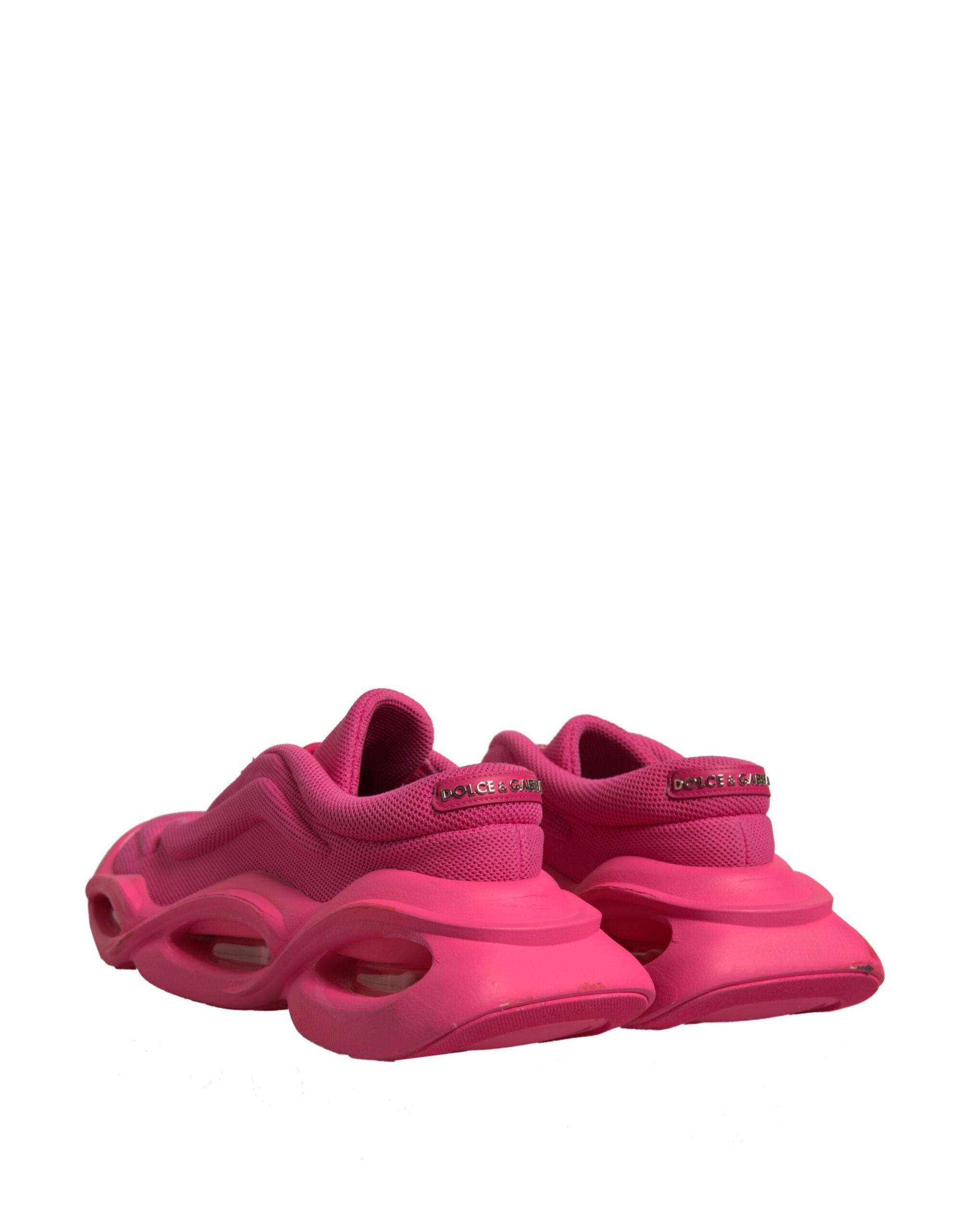 Dolce & Gabbana Pink Wave Low Top Lace Up Men Sneakers Men's Shoes (Pre-Owned)
