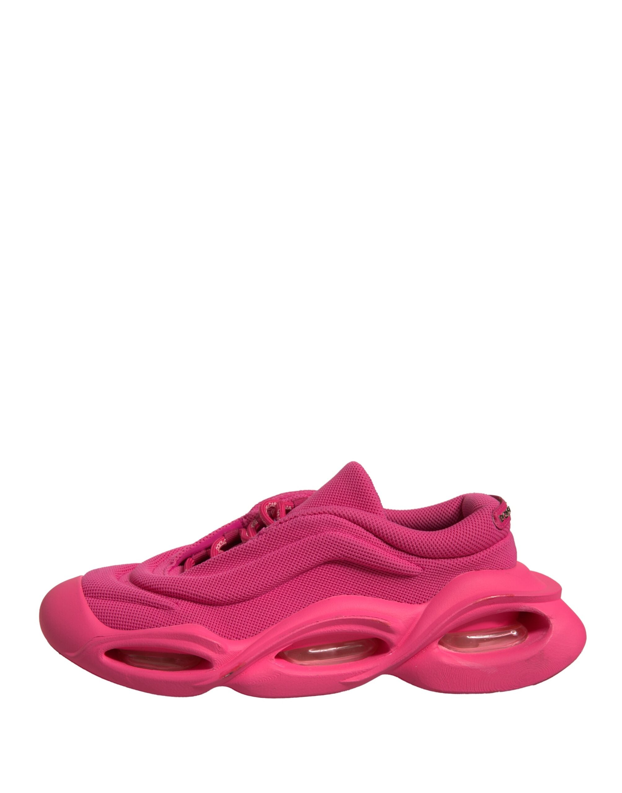 Dolce & Gabbana Pink Wave Low Top Lace Up Men Sneakers Men's Shoes (Pre-Owned)