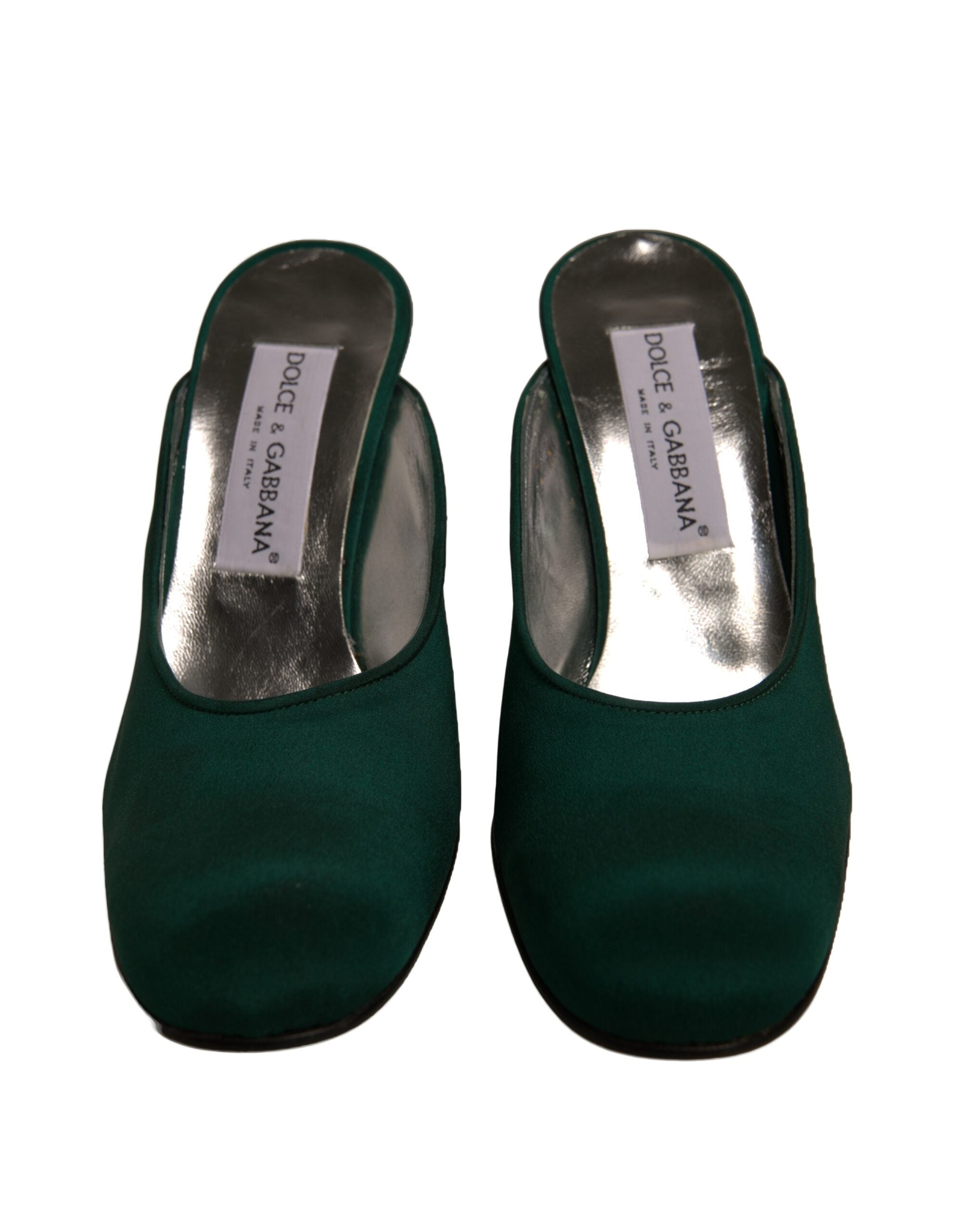 Dolce & Gabbana Green Suede Leather High Heel Pumps Women's Shoes (Pre-Owned)