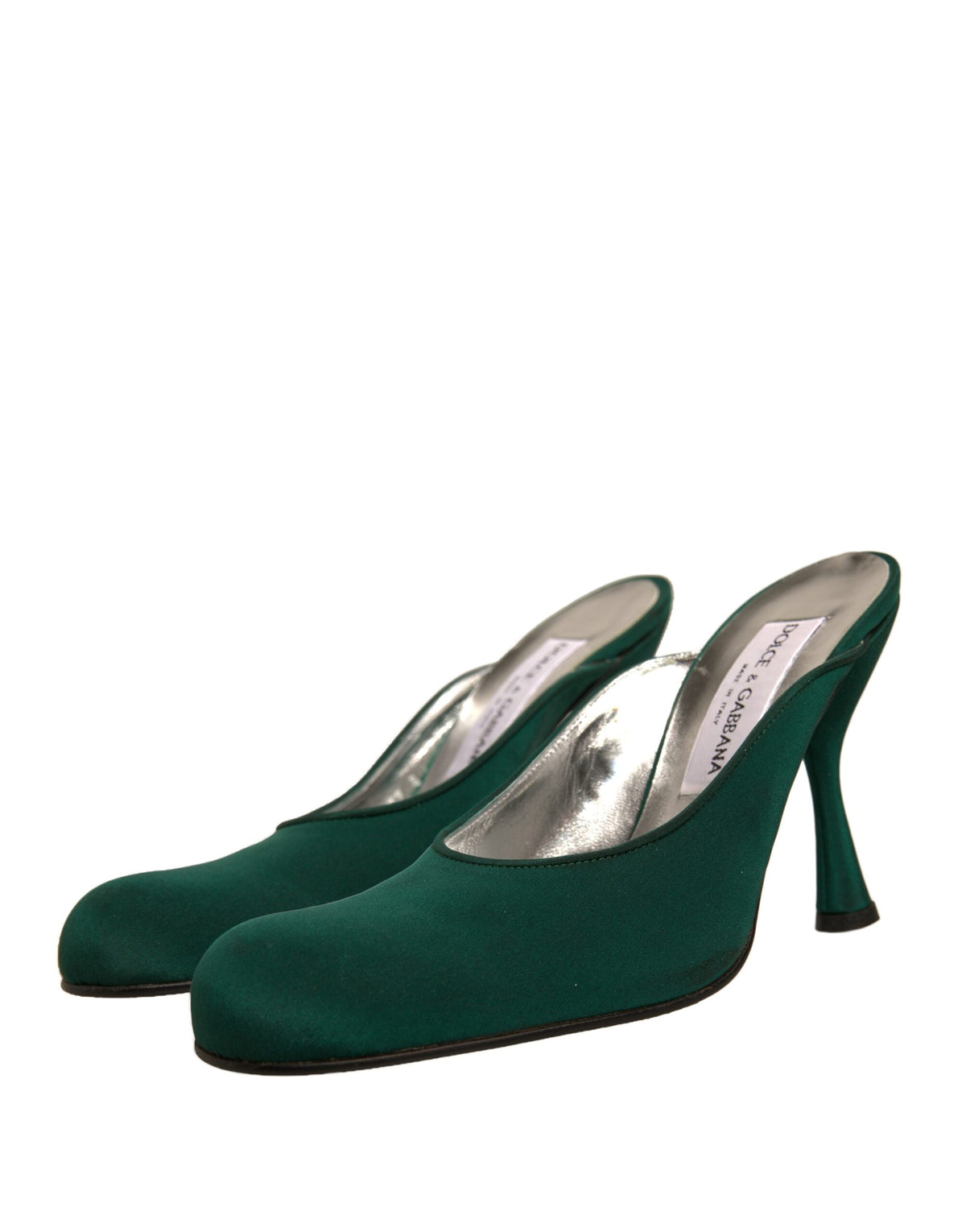 Dolce & Gabbana Green Suede Leather High Heel Pumps Women's Shoes (Pre-Owned)