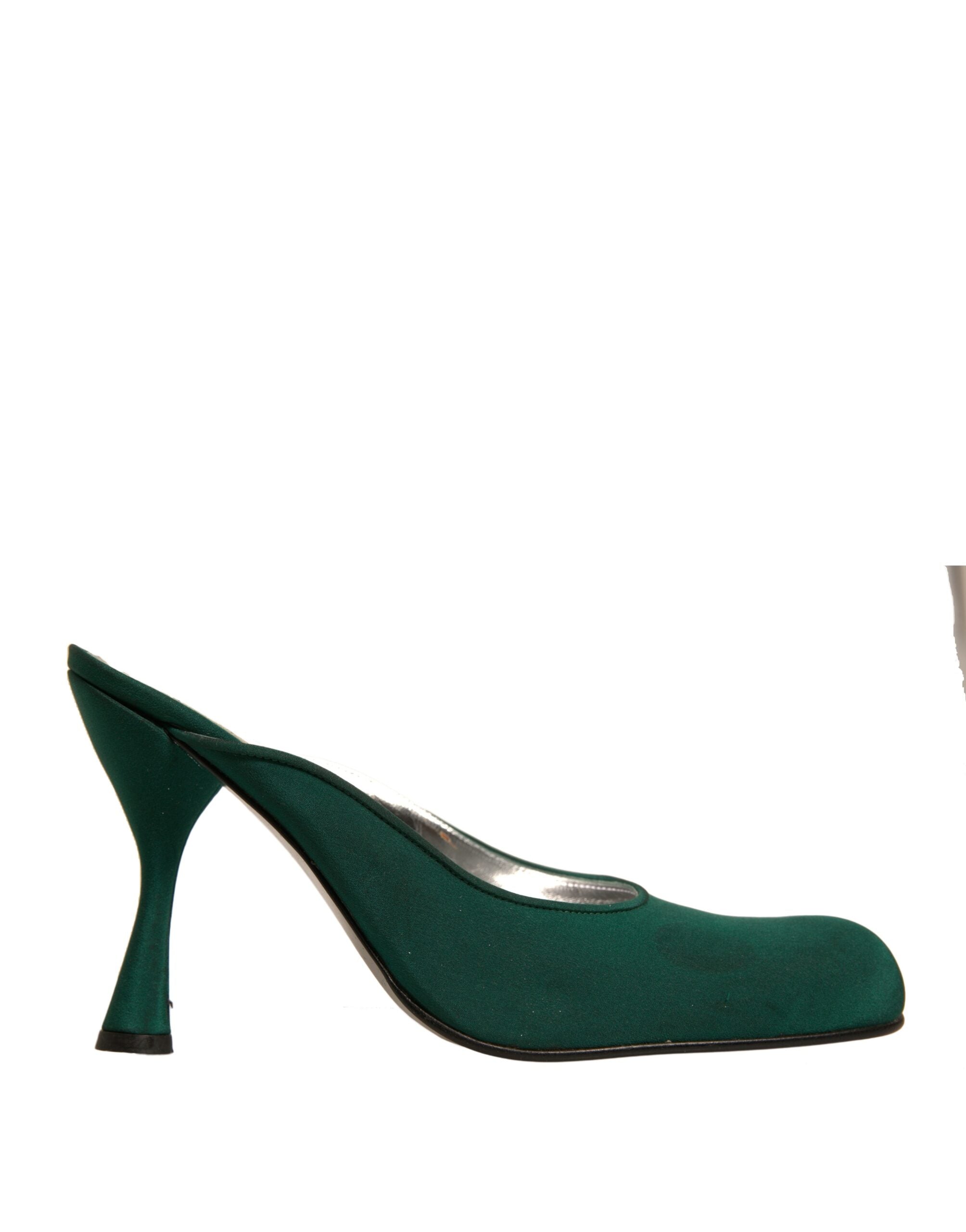 Dolce & Gabbana Green Suede Leather High Heel Pumps Women's Shoes (Pre-Owned)